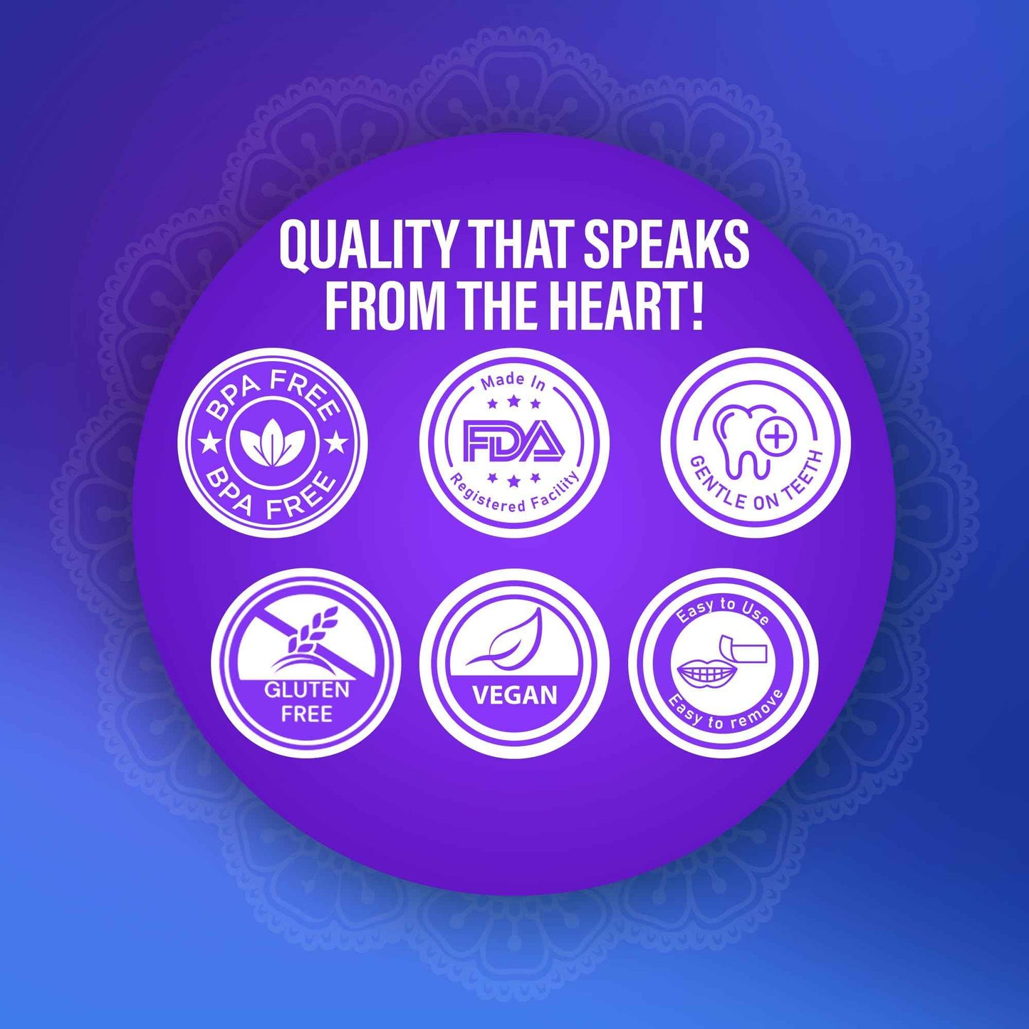 GuruNanda Ready-to-Use Prefilled Whitening Trays (7 Treatments) with 8% Hydrogen Peroxide to Remove Surface Stains, Fast & Easy Teeth Whitening for Sensitive Smiles