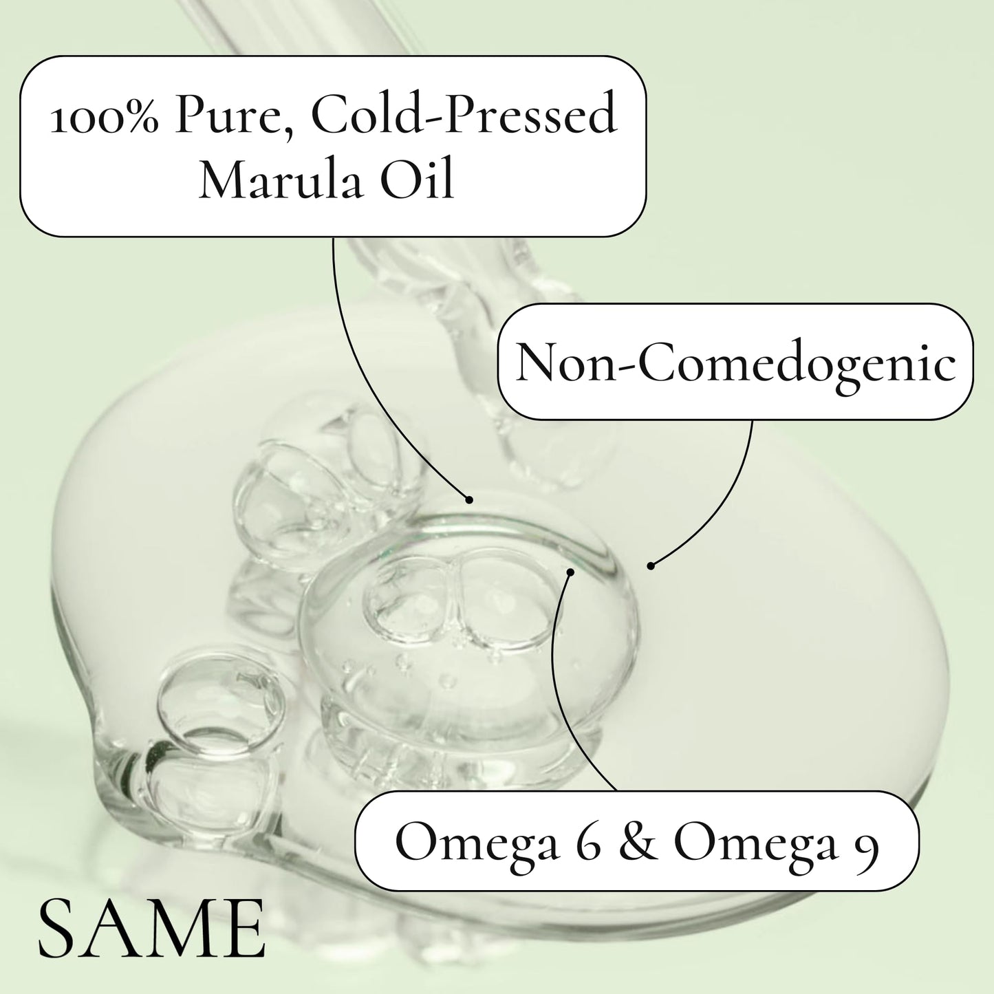 Same Skincare Face Oil 01: Cold-Pressed Marula Oil for Face Skin Care with Omega 6, 9, Antioxidants, Supports Hydration, Skin Barrier, Skin Elasticity, Youthful Glow, Unrefined, Cruelty Free, 1 oz