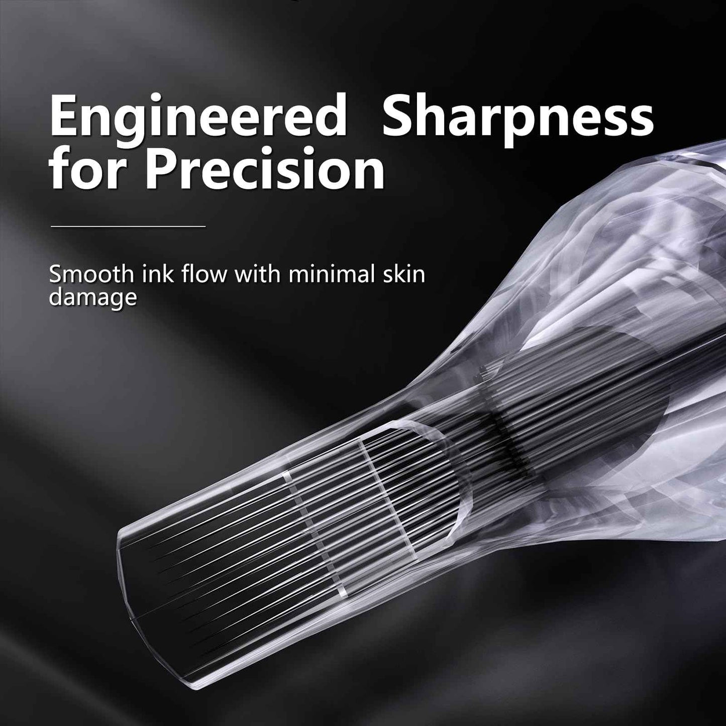 BRONC Assorted Tattoo Cartridge Needles 50pcs Mixed Tattoo Needle Cartridges Round Liner 0.35mm #12 Standard RL (3RL 5RL 7RL 9RL 11RL) for Rotary Tattoo Machine