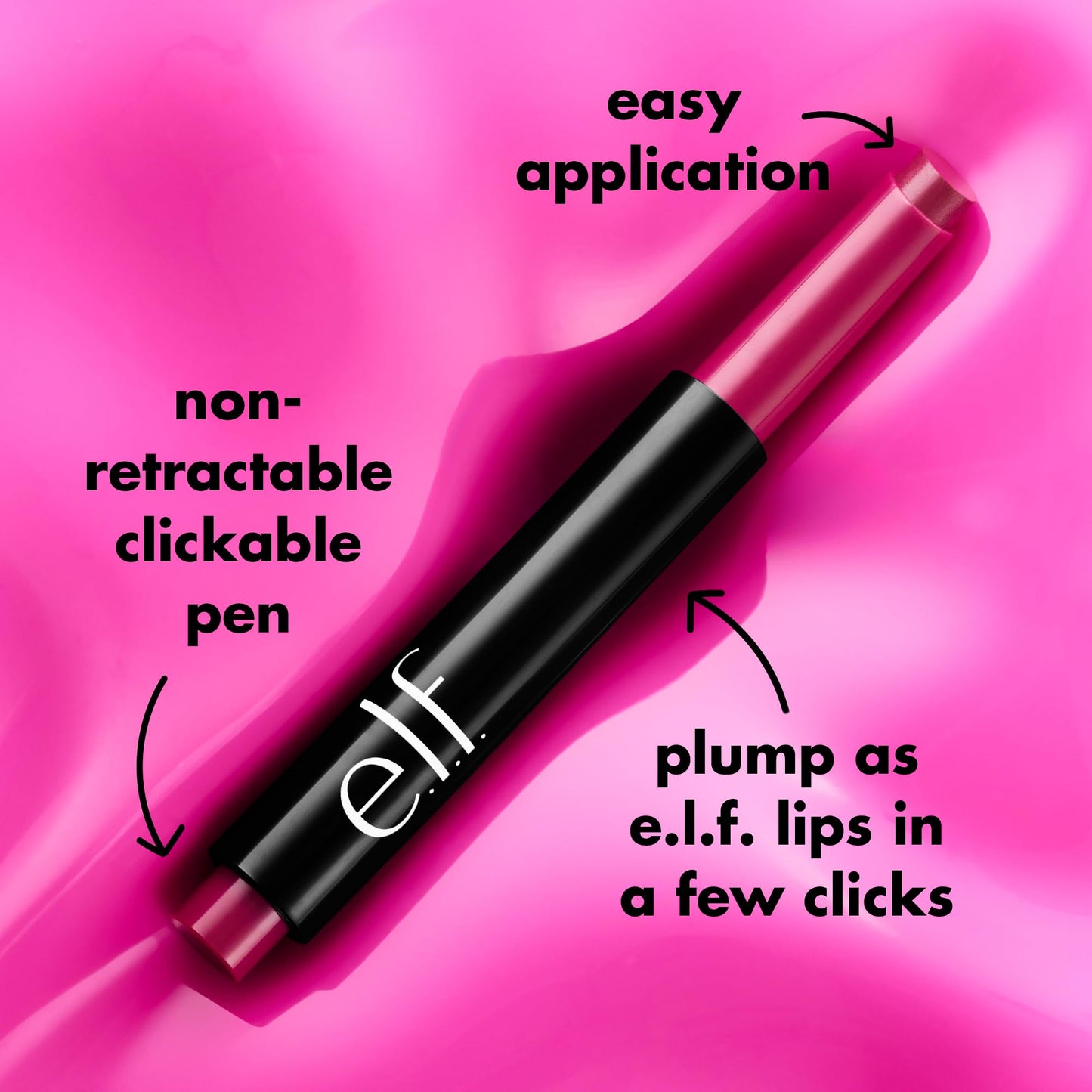 e.l.f. Pout Clout Lip Plumping Pen, Nourishing Lip Balm For Sheer Color & Shine, Plumps & Moisturizes, Vegan & Cruelty-Free, Pinky Out