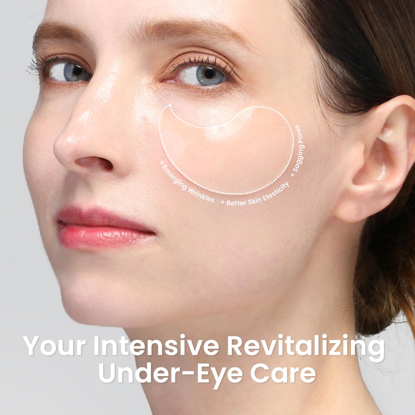 NURIVE Under Eye Patches for Dark Circles | Korean Under Eye Patches & Puffy Eye Patches | Moisturizing Dark Circles Under Eye Treatment Skincare Snail Mucin Eye Patches & Dark Eyes Circle Treatment