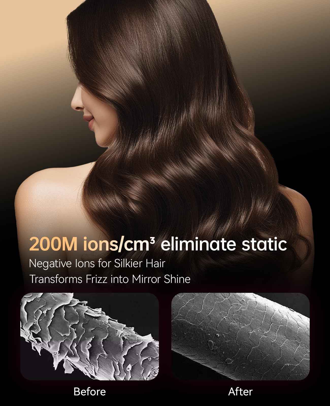 Hair Dryer, CONFU Blow Dryer with Diffuser, 21000PRM Professional Hairdryer, Portable Lightweight Fast Drying Negative Ionic Blow Dryer, Hair Diffuser for Curly Hair for Home Travel