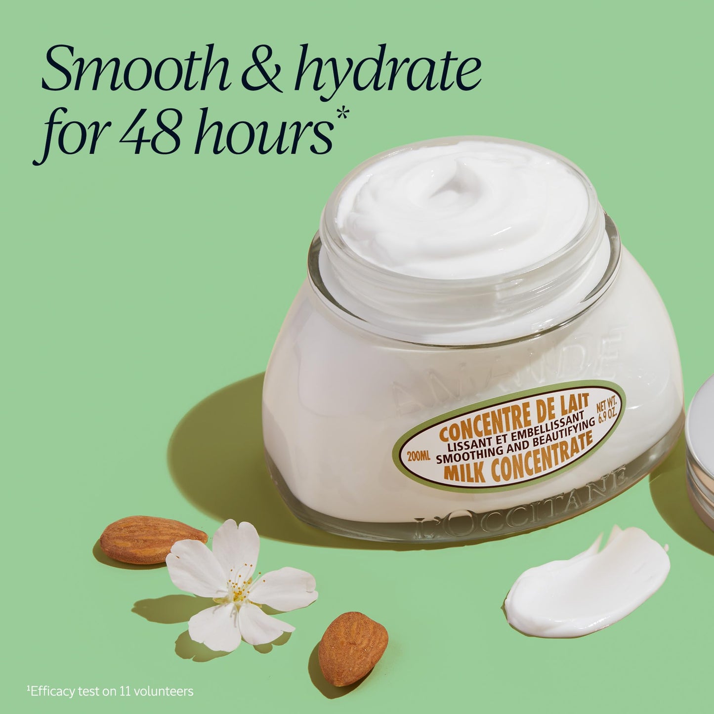 L'OCCITANE Almond Milk Concentrate: 48 Hour Hydration*, Smooth, Visibly Firm Skin, Delicious Scent, With Almond Oil, Soften Skin, Moisturizer