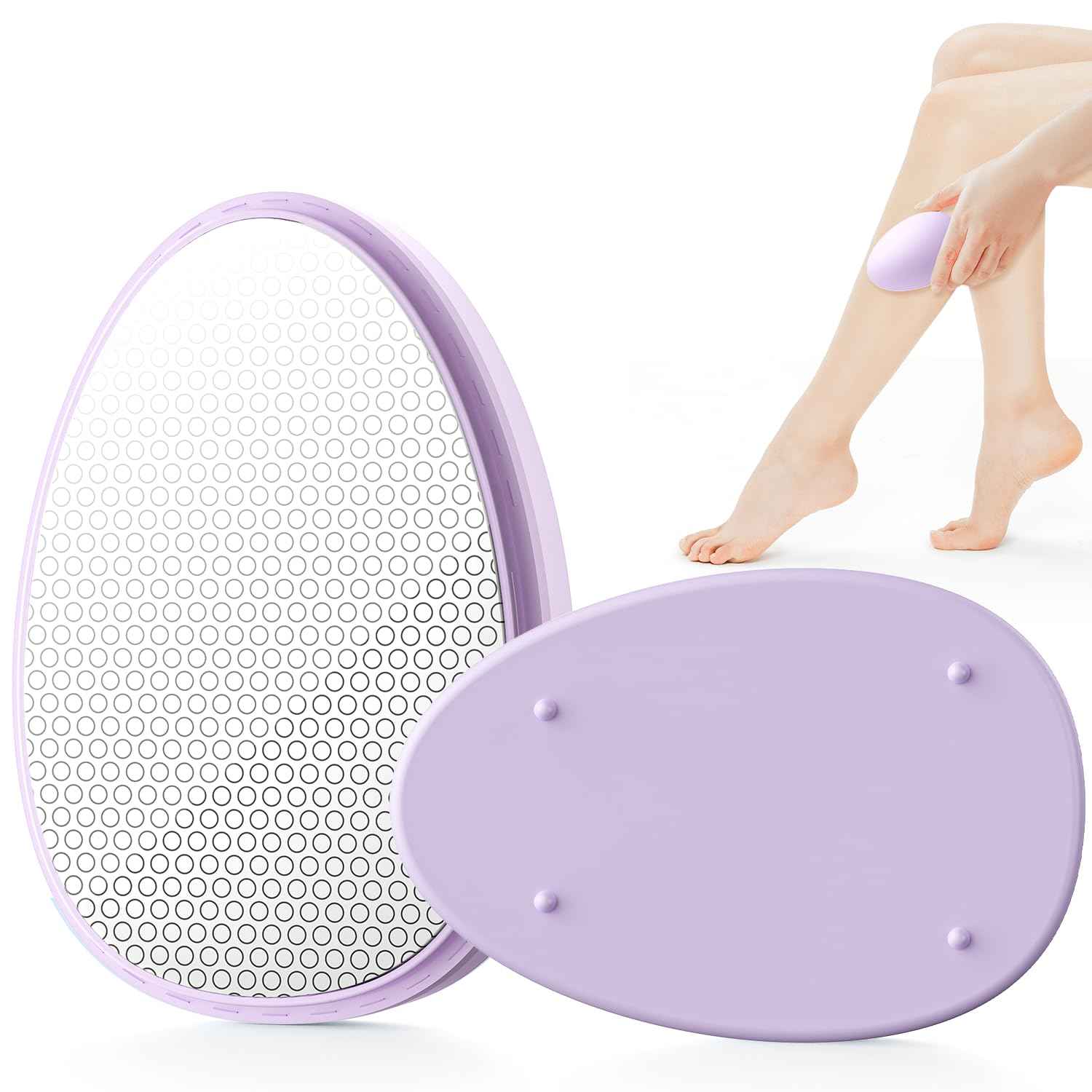 SILVLF Crystal Hair Eraser for Women and Men, Reusable Crystal Hair Remover Magic Painless Exfoliation Hair Removal Device, Epilator Device for Legs Back Arms