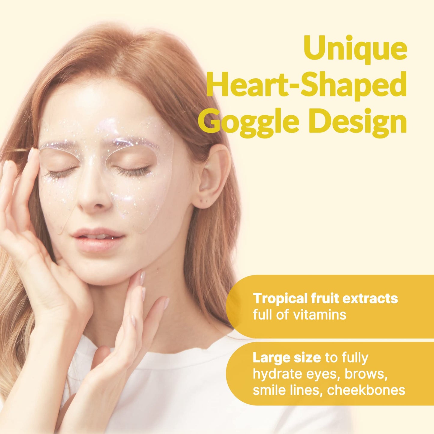 LALARECIPE Heart goggle brightening mask