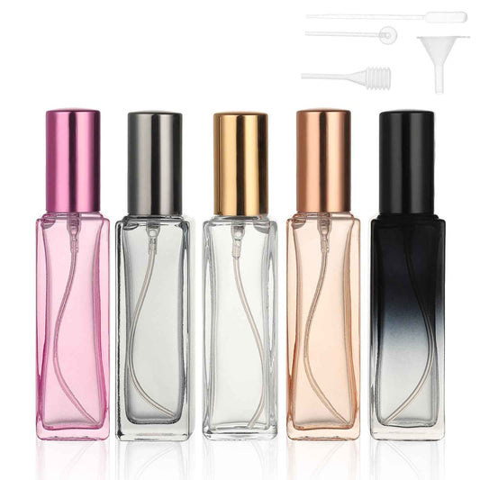 RAMFIYN 20ml Set of 5 Travel Perfume Bottle Refillable Perfume Bottle Travel Cologne Sprayer Mini Perfume Bottle Small Perfume Spray Bottle