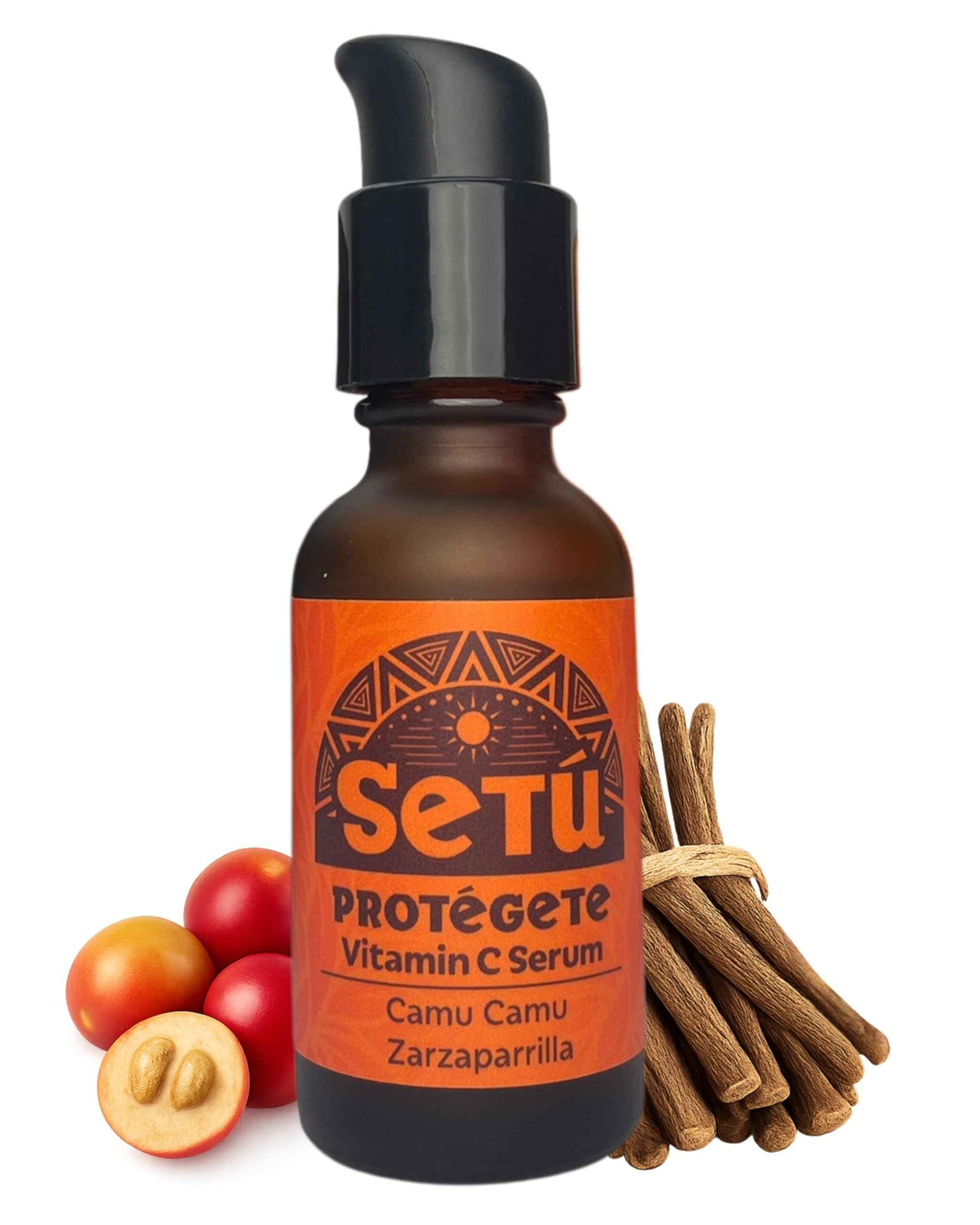Setú Vitamin C Serum for Men | Brightening Serum with Camu Camu & Zarzaparrilla | Helps Provide Antioxidants for Younger-Looking Skin | Revitalizing & Fast-Absorbing | 1 fl. oz | 30 ml