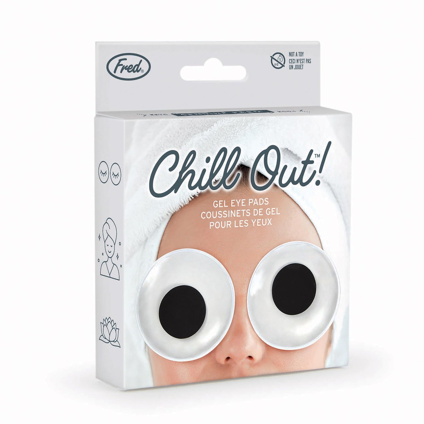 Genuine Fred Chill Out Eye Pads, Googly Eyes