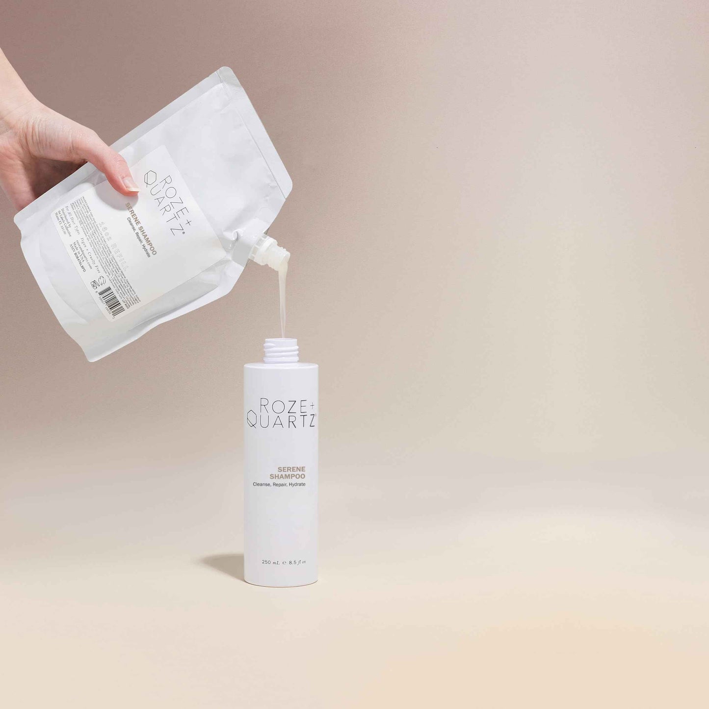 Roze + Quartz Serene Shampoo with Facet Fix™ Bond Builder (8.5 Ounce 250ml)