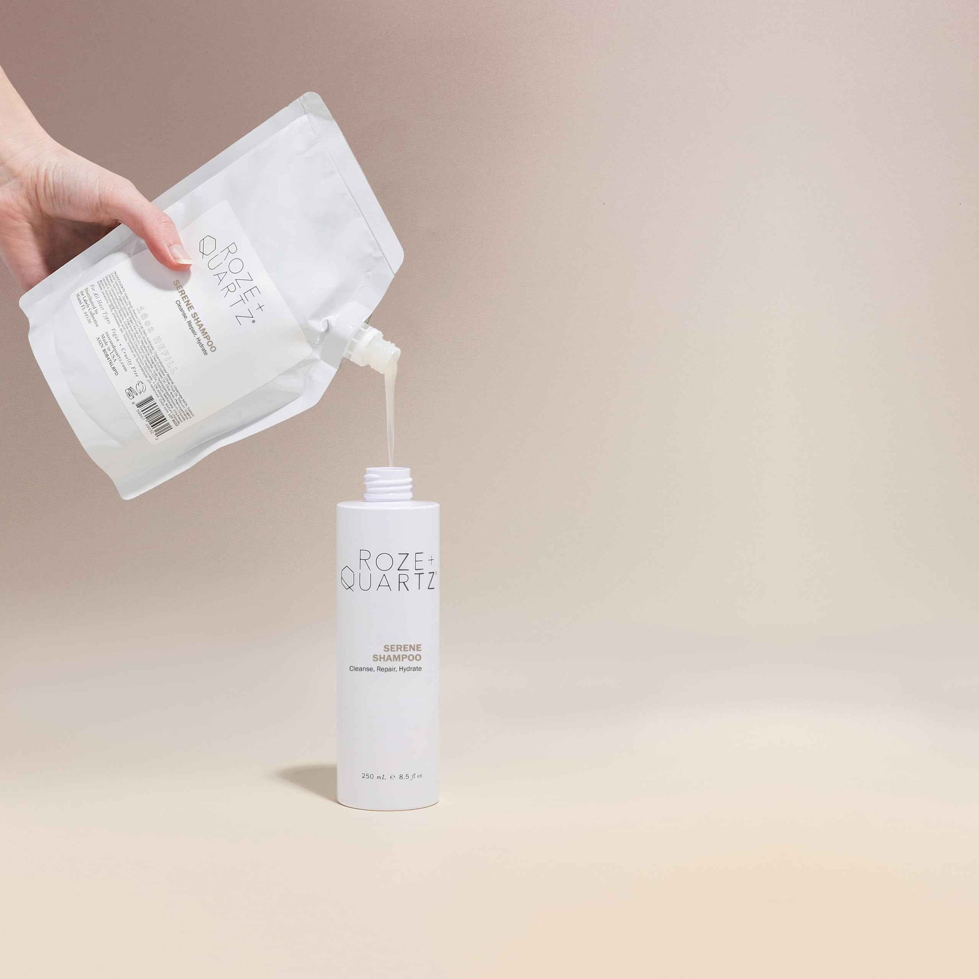 Roze + Quartz Serene Shampoo with Facet Fix™ Bond Builder (8.5 Ounce 250ml)