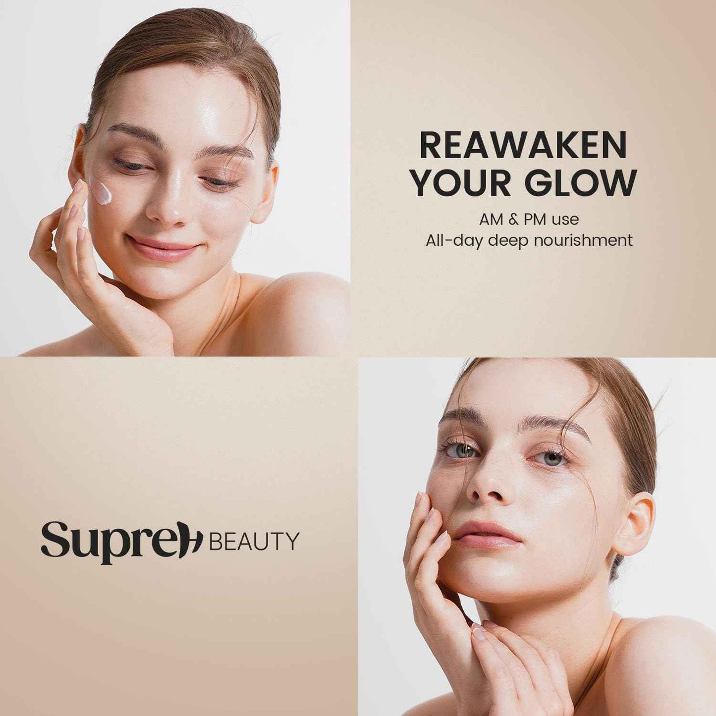 SupreH Bee Venom Wrinkle Cream: Wrinkle Cream for Women with Bee Venom Hyaluronic acid Niacinamide and Peptides - for fine lines and face firming 50