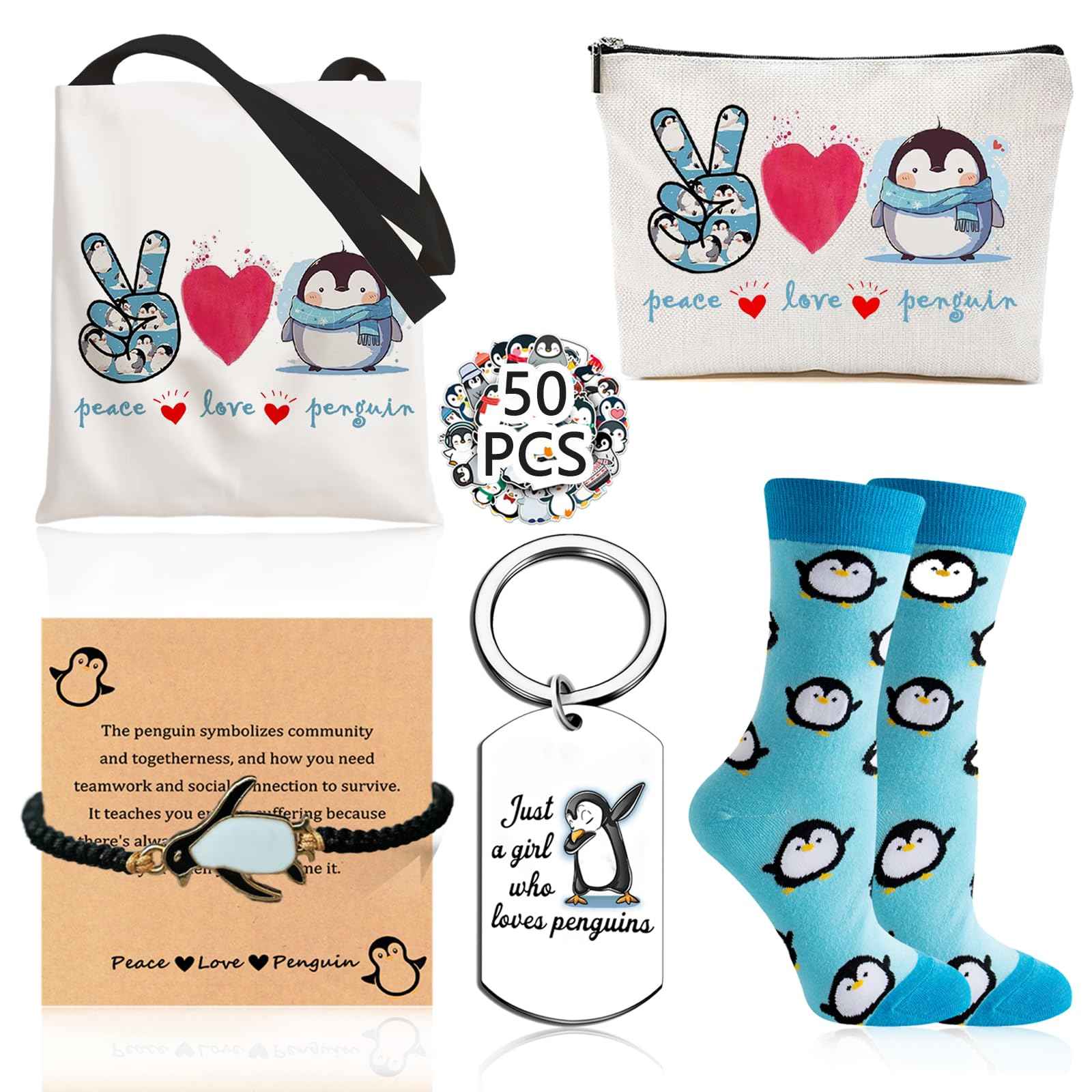 CORNER RUNNER Penguin Gifts for Women -6Pcs Unique Inspirational Penguins Stuff For Penguin Lovers