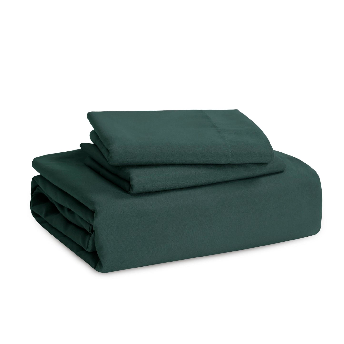 Bedsure Forest Green Twin Duvet Cover Set - Soft Prewashed Duvet Cover Twin Size, 2 Pieces, 1 Duvet Cover 68x90 Inches with Zipper Closure and 1 Pillow Sham, Comforter Not Included