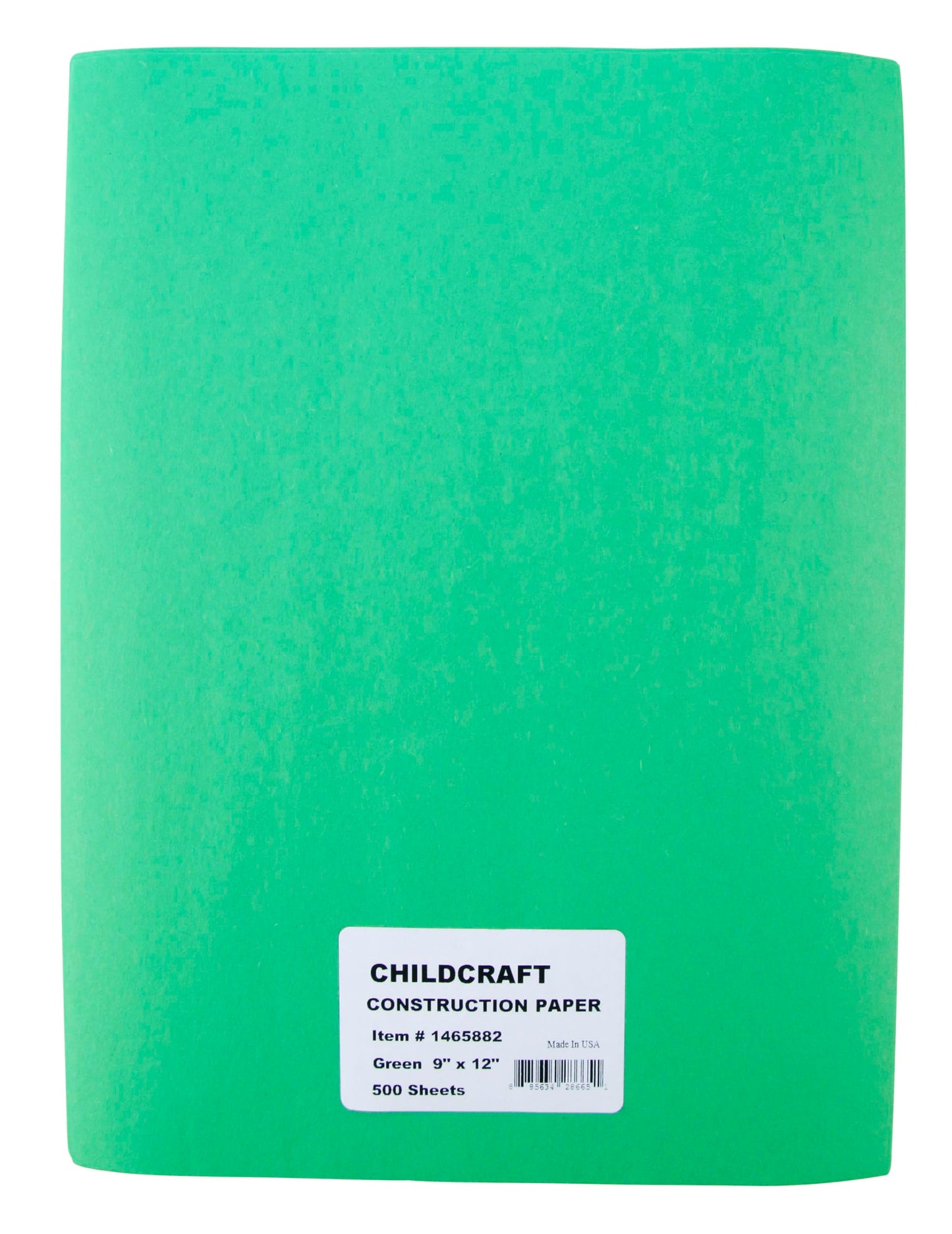 Childcraft Construction Paper, 9 x 12 Inches, Green, 500 Sheets - 1465882