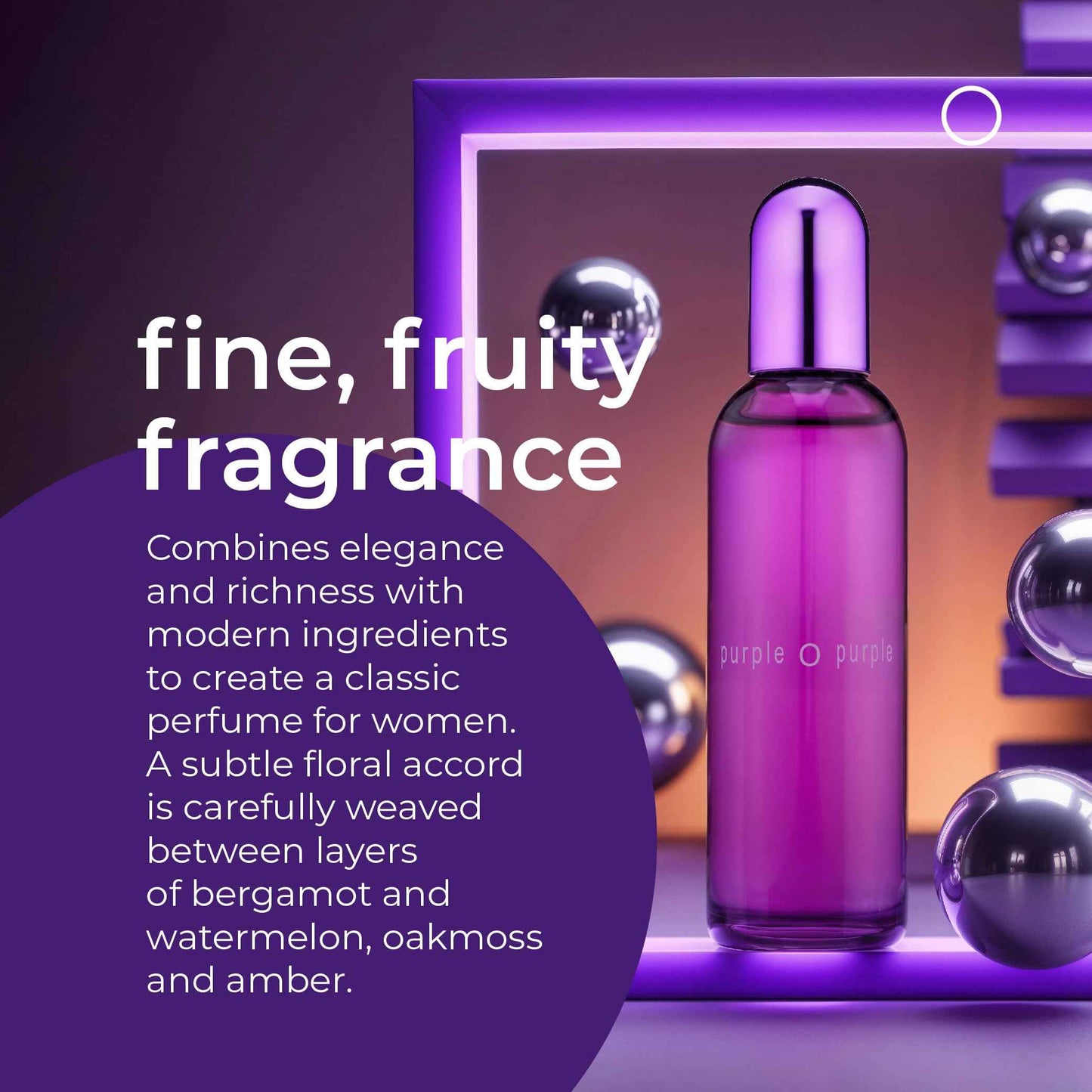 Colour Me Purple by Milton-Lloyd for Women - 3.4 oz EDP Spray