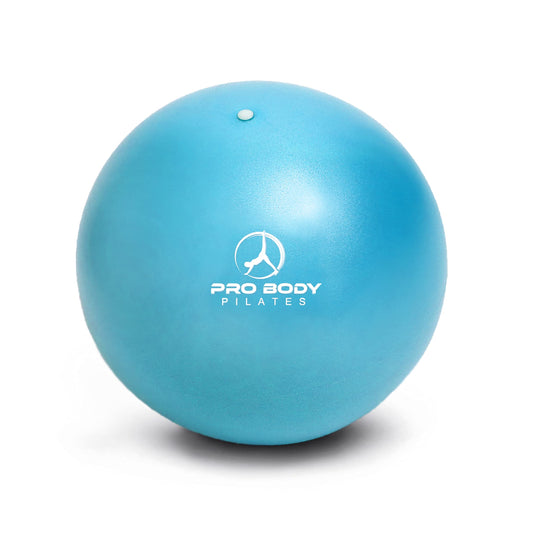 ProBody Pilates Ball Small Exercise Ball, 9 Inch Barre Ball, Mini Soft Yoga Ball, Workout Ball for Stability, Barre, Ab, Core, Physio and Physical Therapy Ball at Home Gym & Office (Teal)