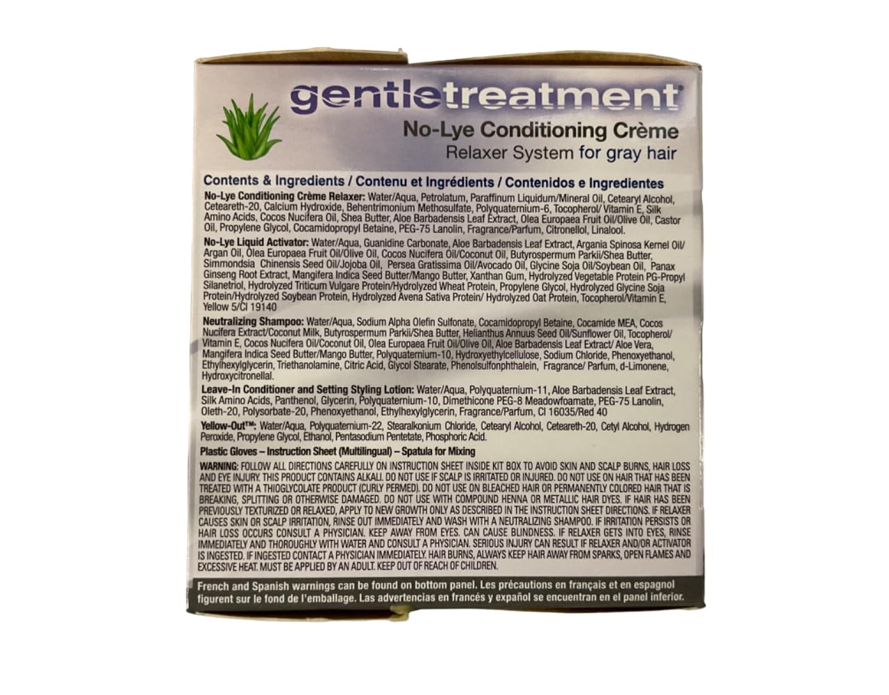 2 set- Gentle Treatment Relaxer for Grey No-lye Kit, 1count