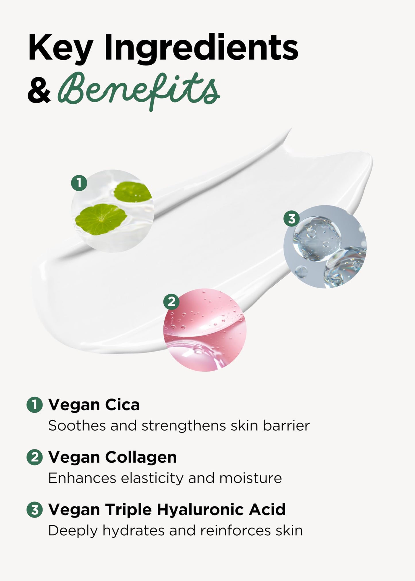 BE+WANTS [K-Beauty] Bewants Neck Lifting & Firming Cream with Centella Asiatica | Vegan Hyaluronic Acid | Neck Firming Cream Tightening Lifting Sagging Skin with Gua Sha Roller | Korean Skincare