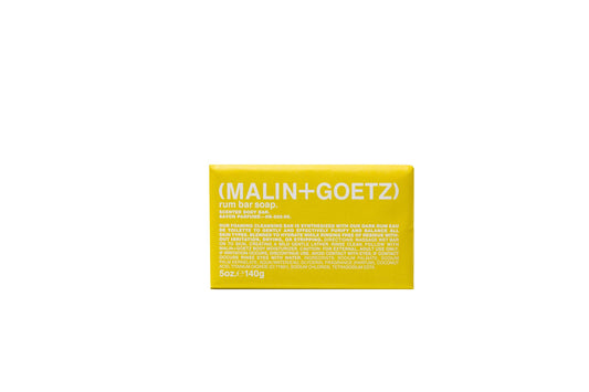 Malin + Goetz Rum Bar Soap, 5 Oz. - Body Soap for All Skin Types, Gentle Soap Bar for Men & Women, Bath Soap for Body & Hands