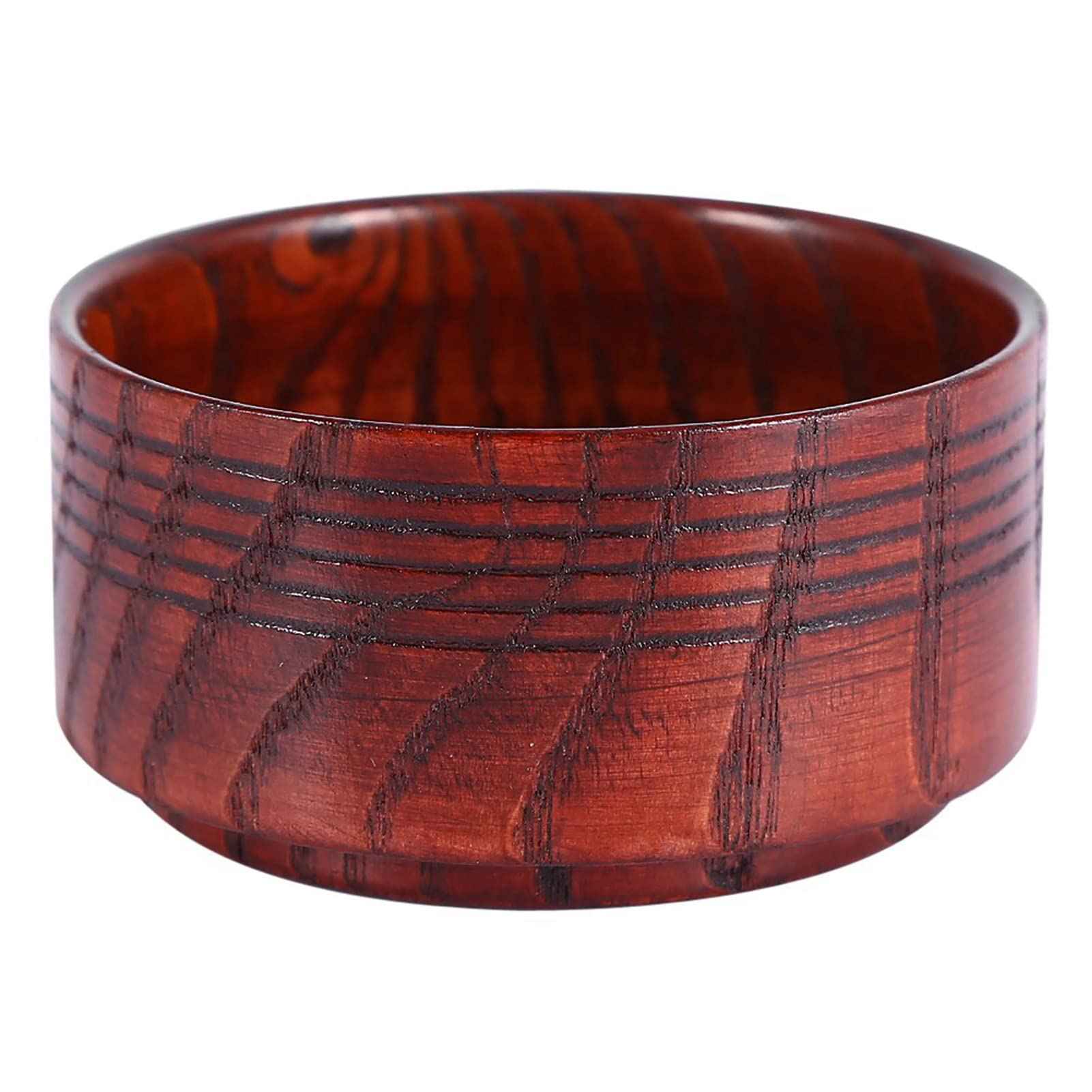 Saluaqui Wood Shaving Soap Bowl Cup Mug Tool, Man Shaver Cleansing Foam Round Lightweight Firm Environmental, Delicate Appearance, Good Mood When Shaving