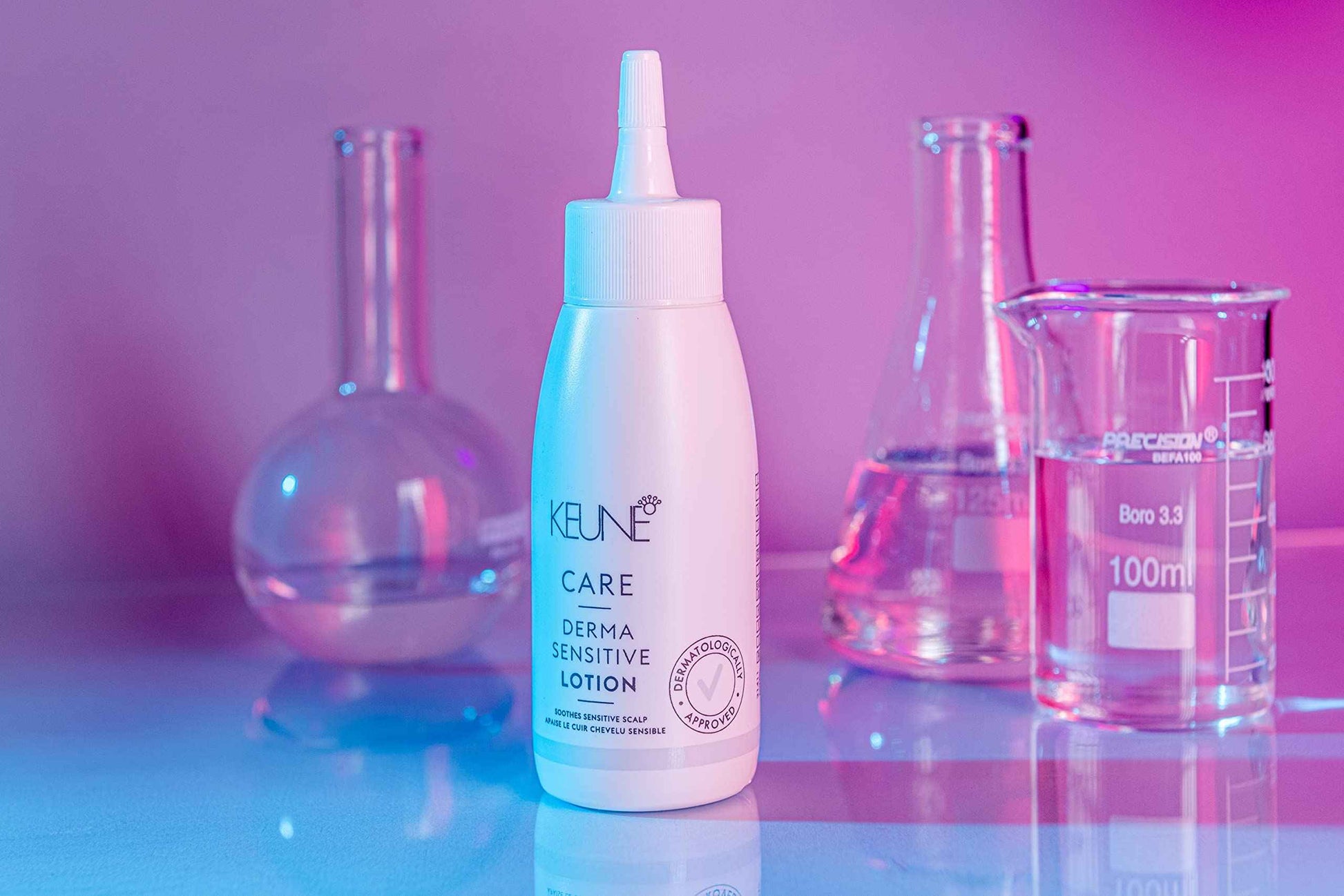 Keune Care Derma Sensitive Lotion, Soothing & Calming Treatment for Dry Scalp, 2.5 Fl Oz