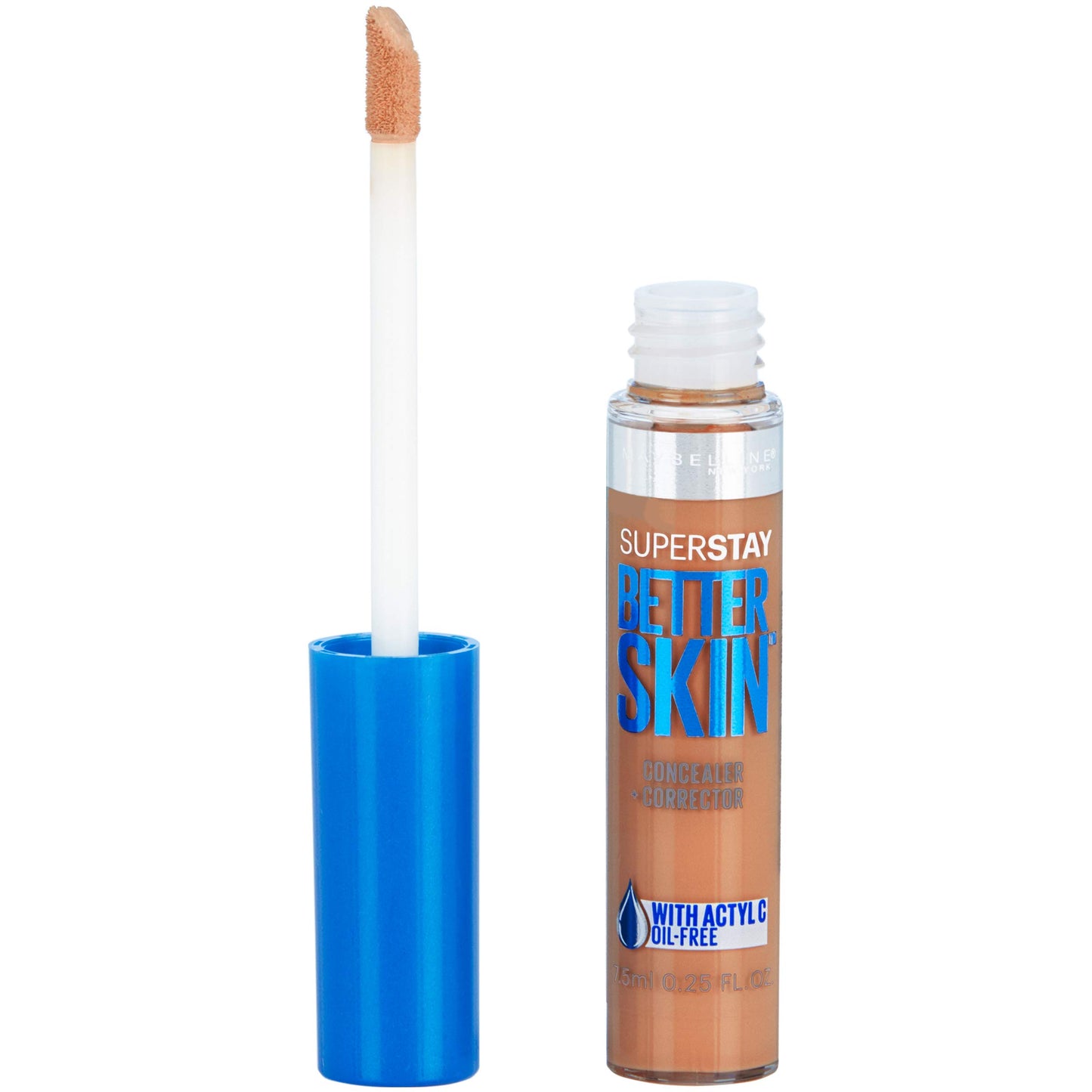 Maybelline New York Superstay Better Skin Concealer, Medium, 0.25 Fluid Ounce