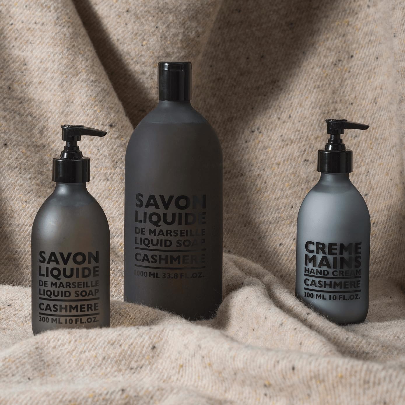 Compagnie de Provence Savon de Marseille Nourishing Liquid Soap, Cashmere, 33.8 Fl Oz Plastic Bottle Refill