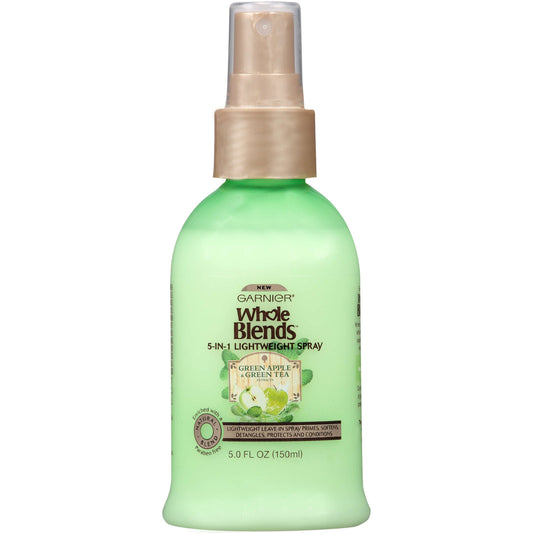 Garnier Whole Blends Refreshing 5-in-1 Lightweight Detangler Spray, Normal Hair, 5 fl. oz.