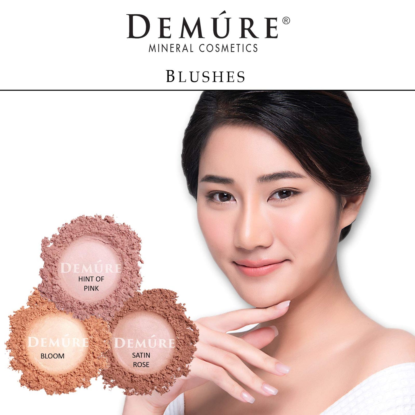 Demure Mineral Blush Makeup (Satin Rose), Loose Powder Makeup, Blush Makeup, Professional Makeup, Cruelty Free Makeup, Blush Powder By Demure