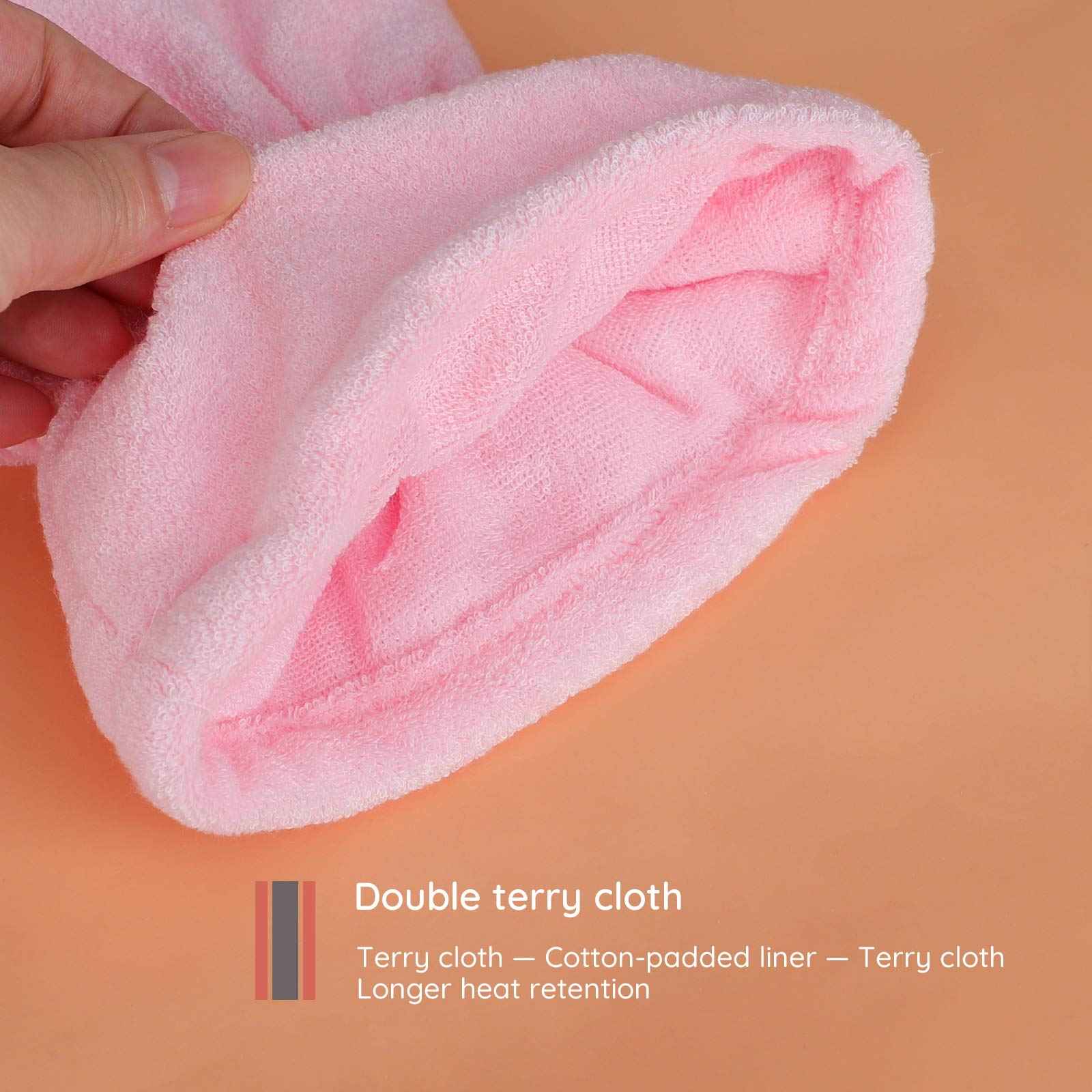 Paraffin Wax Gloves for Hand and Feet, Segbeauty Thick Paraffin Heated SPA Mittens Foot Liners, Gloves & Socks for Hot Wax Hand thera-py Thermal treat-ment Wax Warmer Paraffin Wax Machine Pink