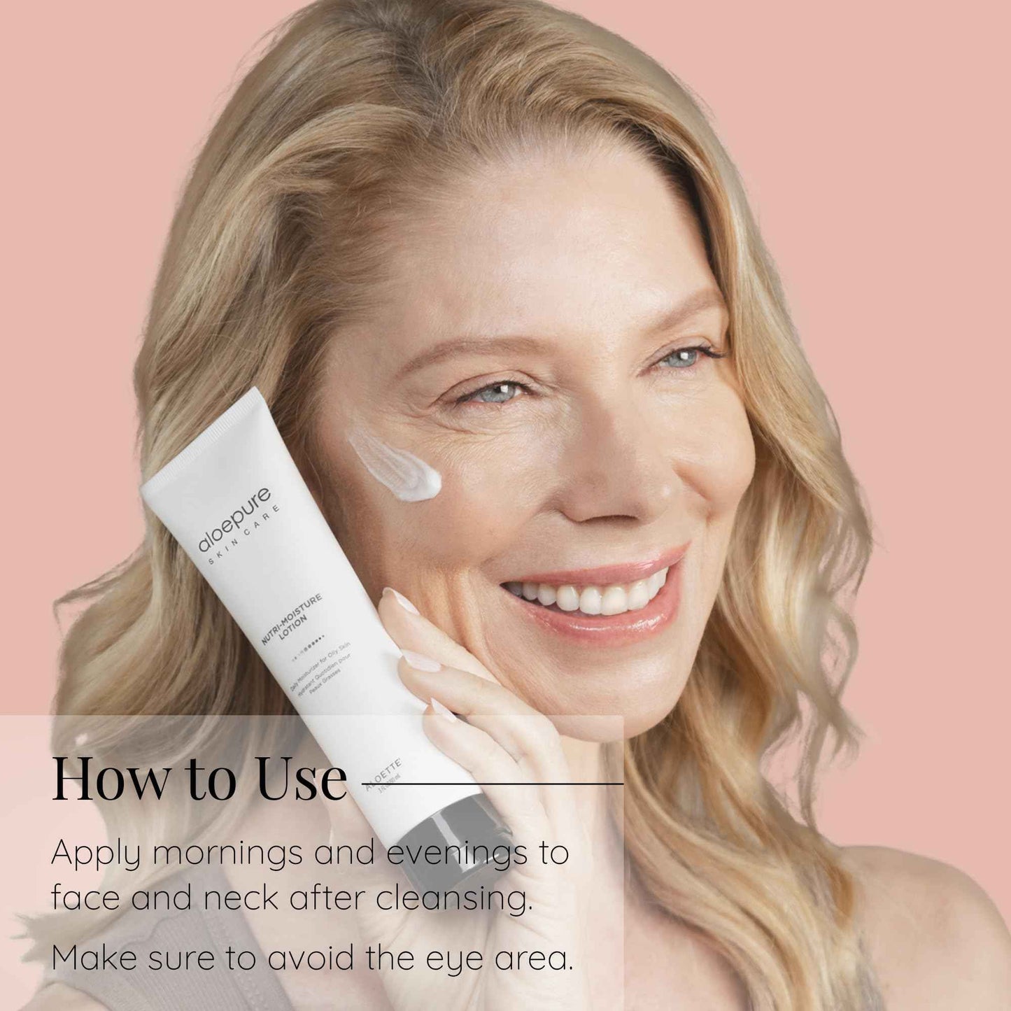 Aloette Facial Moisturizer for Oily & Irritable Skin, Nutri Moisture Lotion - Lightweight Daily Moisturizer for Uneven Skin Tone, Breakouts & Acne - Moisturizing, Hydrating & Soothing Face Cream