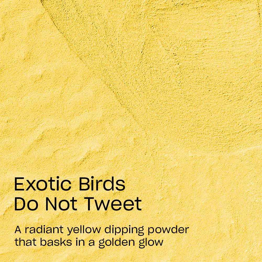 OPI Powder Perfection Exotic Birds Do Not Tweet | Opaque Soft Yellow Crème Nail Dipping Powder | Acrylic Alternative