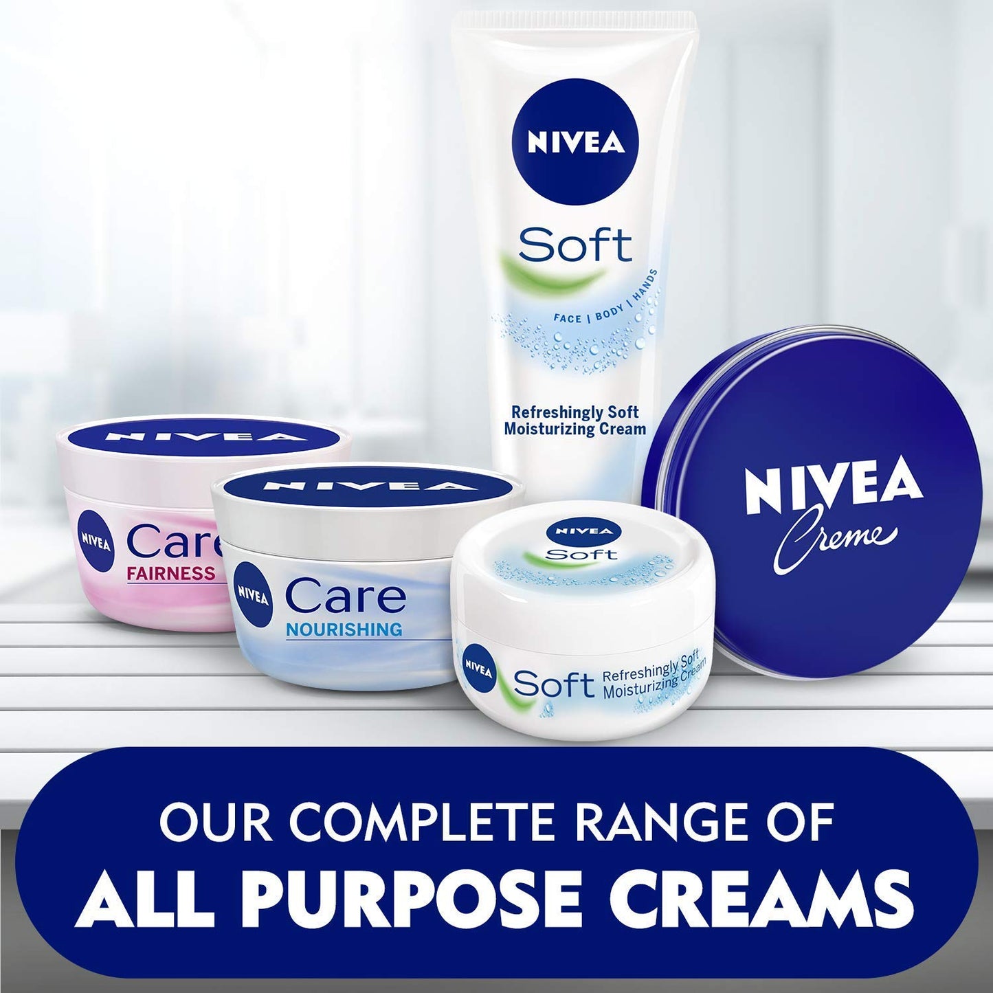 NIVEA All purpose Creme 150 ml (Pack of 4)