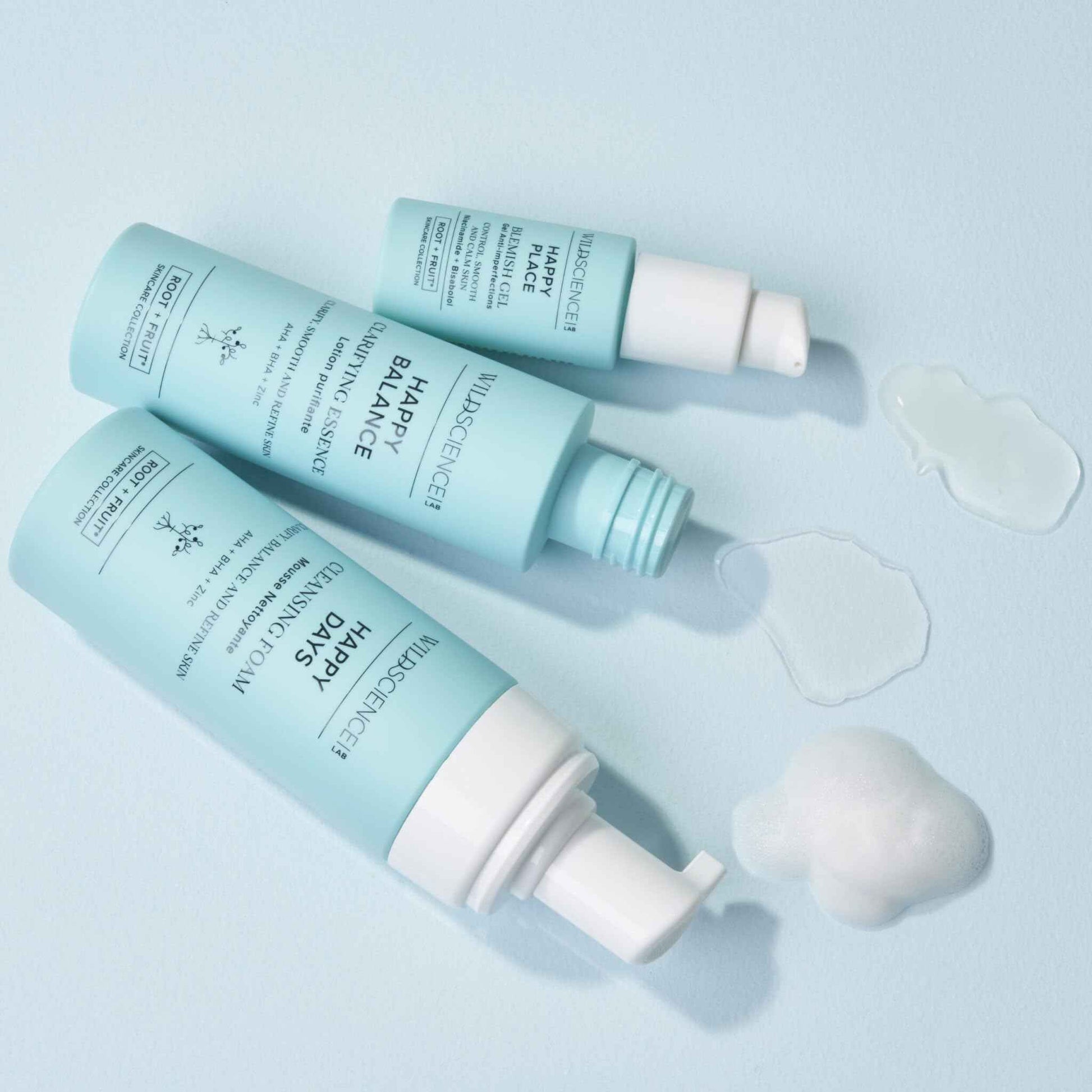 Wild Scicen Lab HAPPY BALANCE AHA + BHA + Zinc Clarifying Essence for Acne-Prone Skin