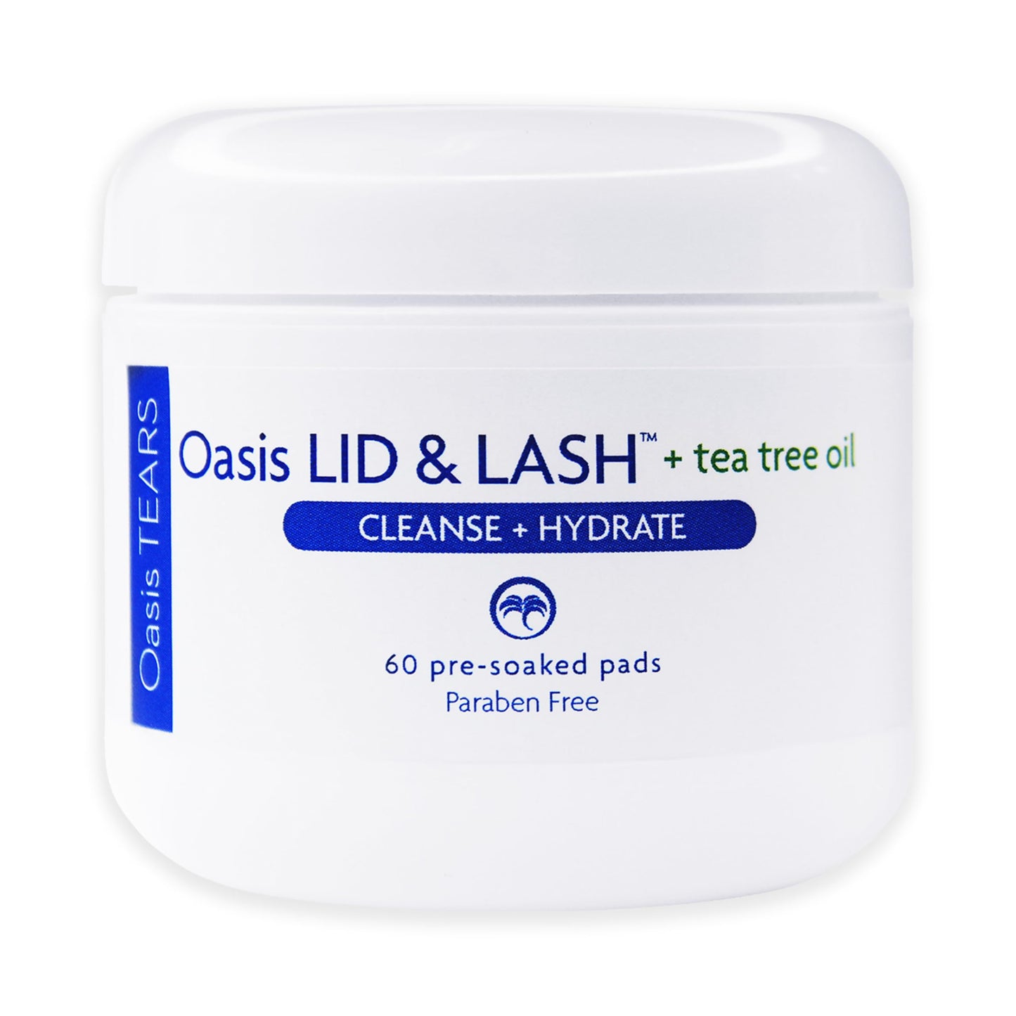 OT7300 - Oasis LID & LASH® + Tea Tree Oil for Eyelids & Lash Wipes | 60 Count | Paraben Free & Rinse Free