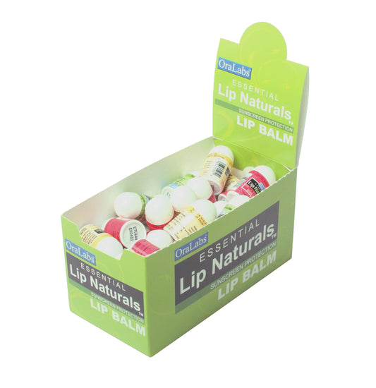 Lip Naturals® Mini Balms: 3 Flavors, SPF-15, 50ct