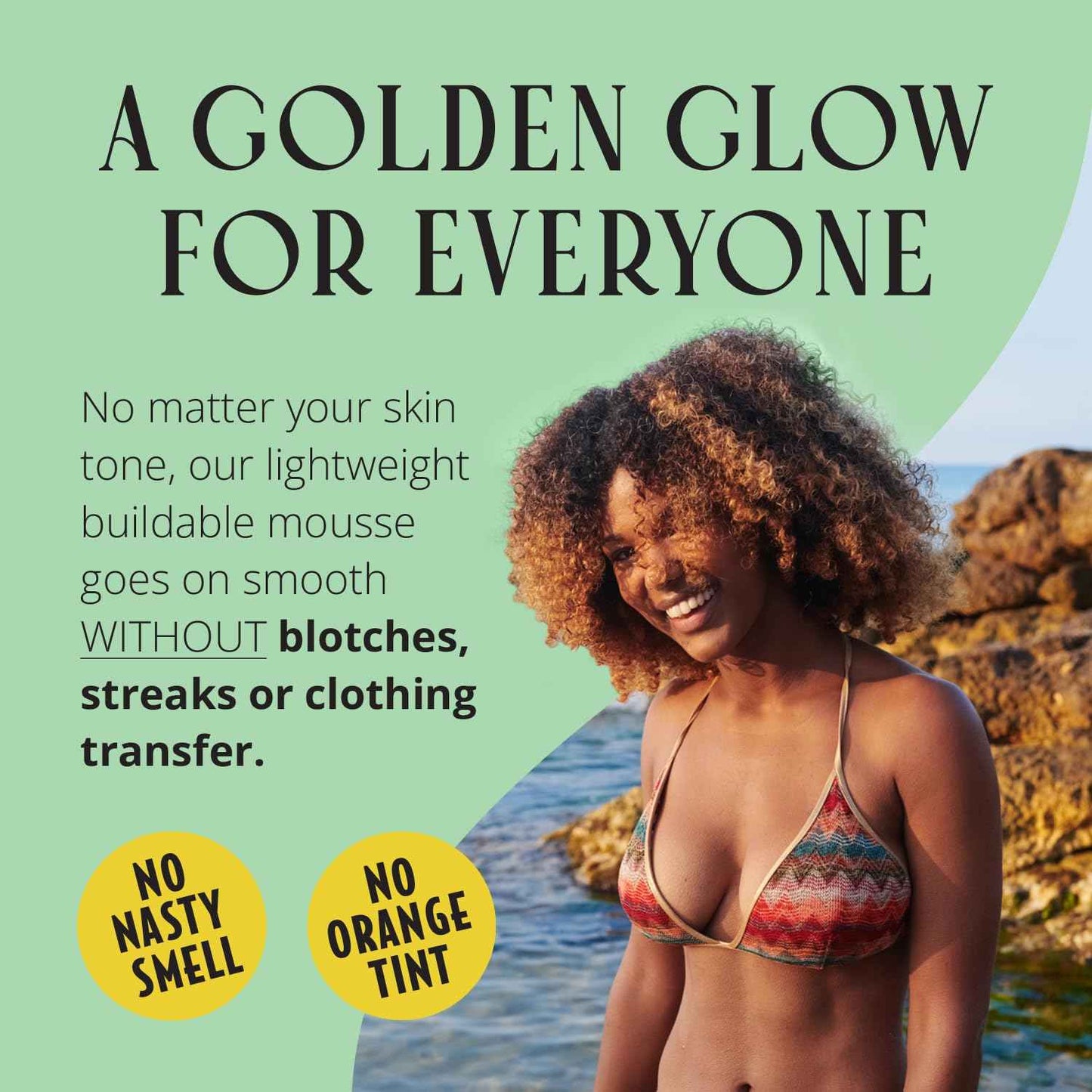 Skinerals Extra Dark Self Tanner Mousse, Organic Sunless Tanning Foam for Face & Body, Ultra Dark, Streak-Free, Quick-Drying, Long-Lasting Natural Looking Fake Tan, 8 oz, Onyx