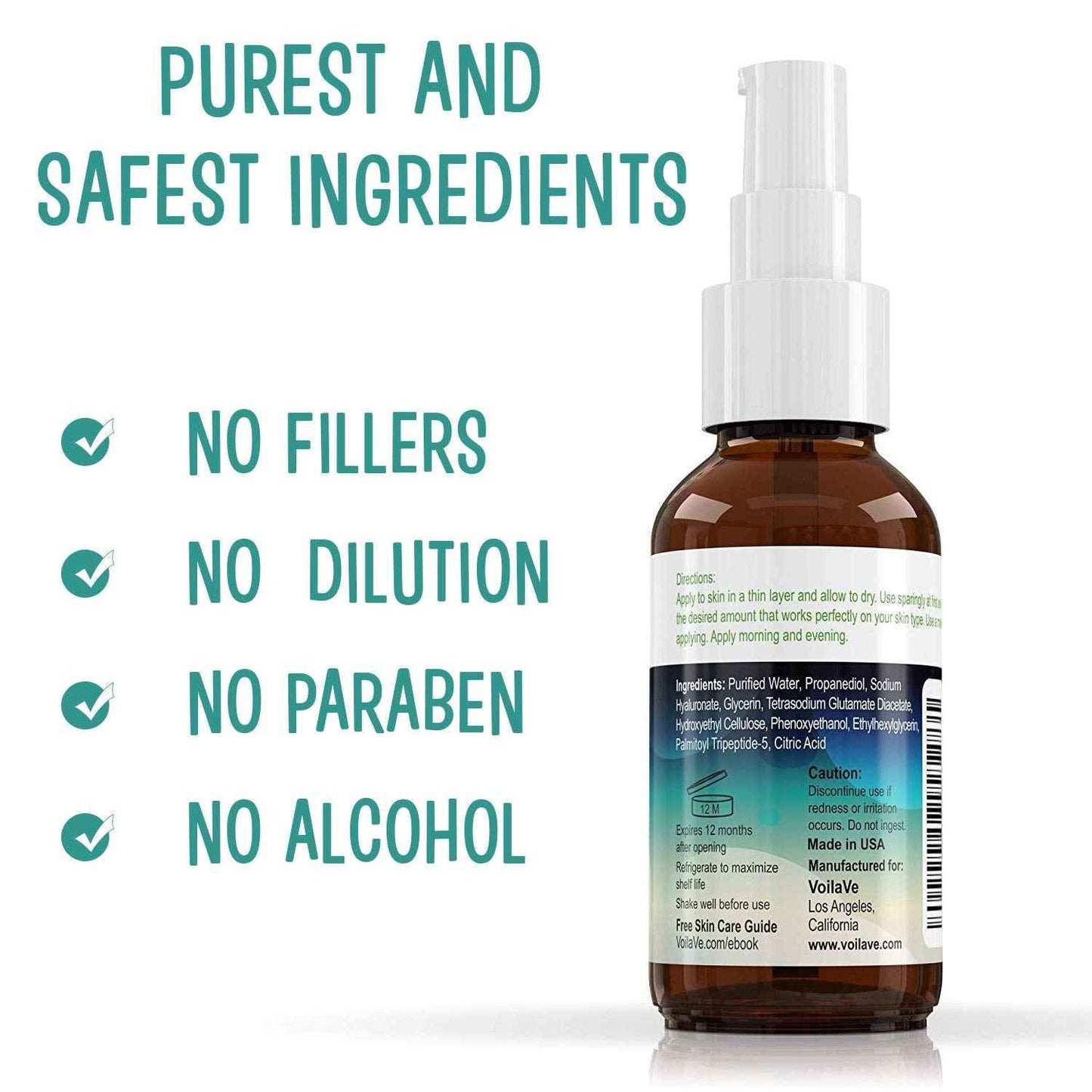 VoilaVe Argan Oil and Hyaluronic Acid Combo