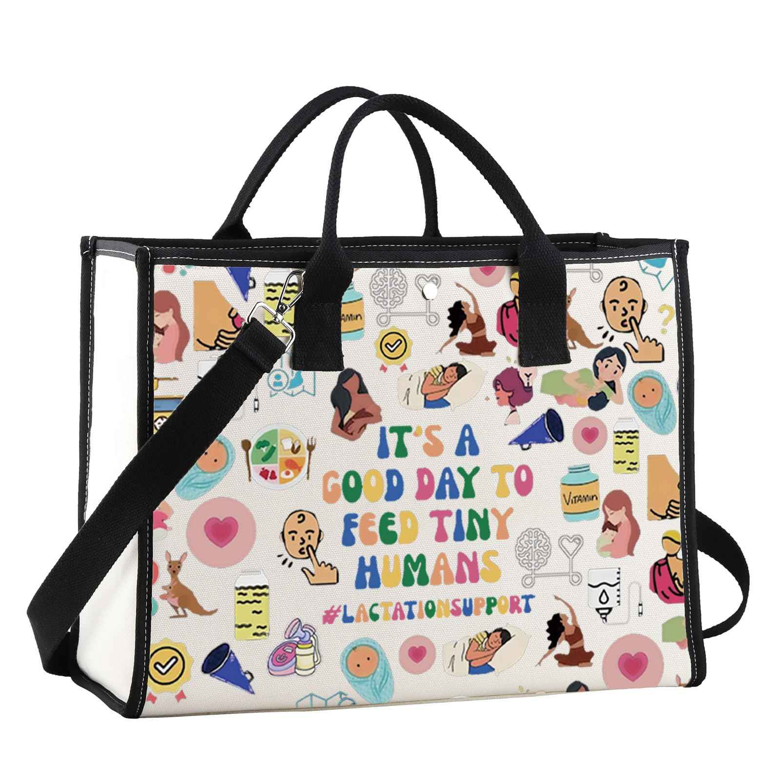 JNIAP Lactation Consultant & Counselor Educator Gifts - Zipper Bag (Feed Tiny Tote)