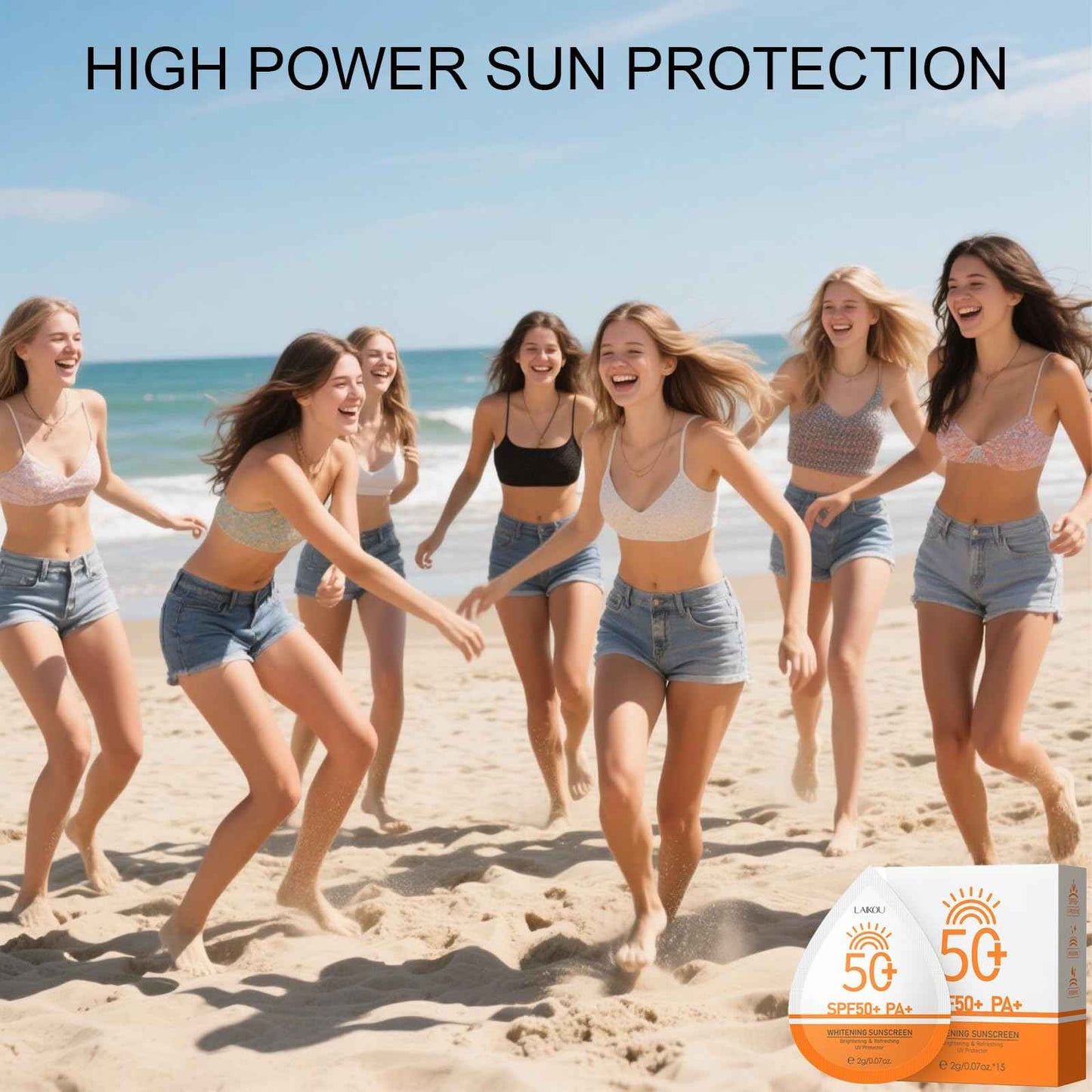 2g*45PCS Travel Size Sunscreen SPF50+ PA+ – Mini Sunscreen for Face & Body, Waterproof, Non-Greasy, Perfect for Thank You Gifts & Mini Travel Items