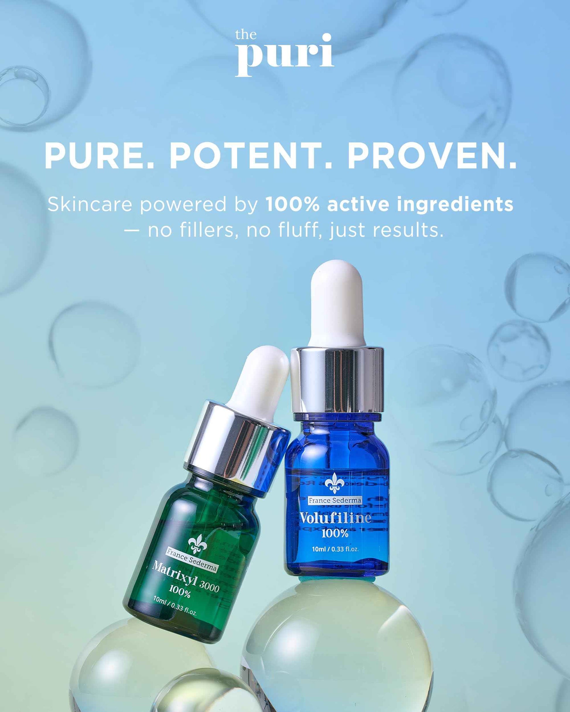 Matrixyl 3000 100% Serum Skincare – Pure Peptide Complex Anti-Aging Facial Ampoule from France Sederma, Collagen Boosting Wrinkle Treatment, Perfect for Layering & DIY, 0.33 fl.oz (10ml) 2 Pack