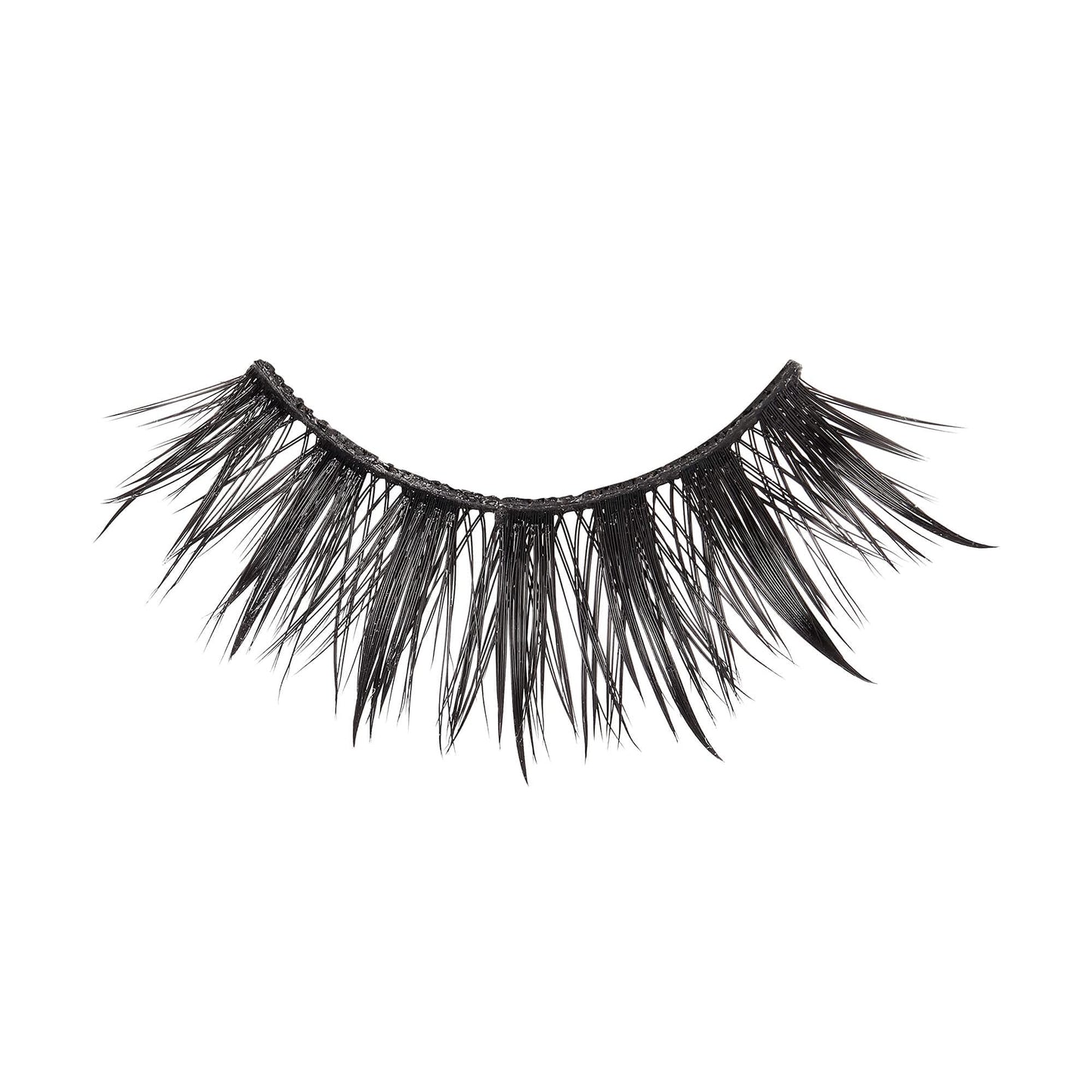 KISS Lash Drip False Eyelashes, Spiky X Boosted Volume, Unique Wet Look Hydrated Effect, Multi-Length Rewearable Fake Eyelashes, Wispy Crisscross Lash Pattern, Style ?˜Drenched?? 1 Pair