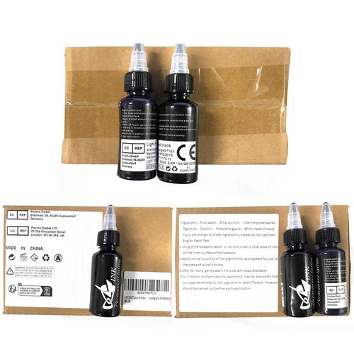 AYCOS Tattoo Ink Set - Tattoo Ink 7 Colors Permanent Tattoo Ink 30ml/ Bottle Professional Tattoo Supplies - for Body Tattooing and Art Painting