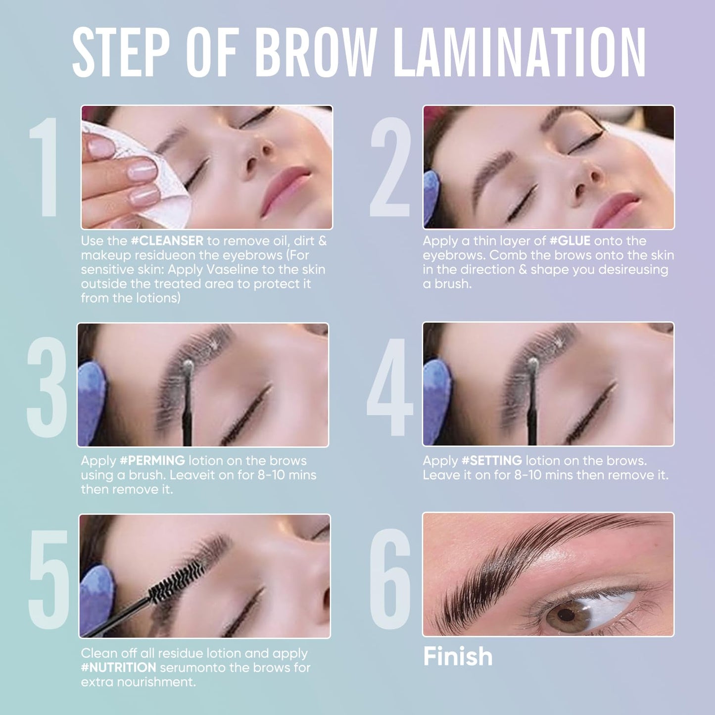 Troocolor Eyebrow Lamination Kit, Professional Eye Brow Lamination Kit Salon Grade Get Fuller and Thicker Eyebrow Result at Home Lasts Up to 6 Weeks, Cruelty-Free