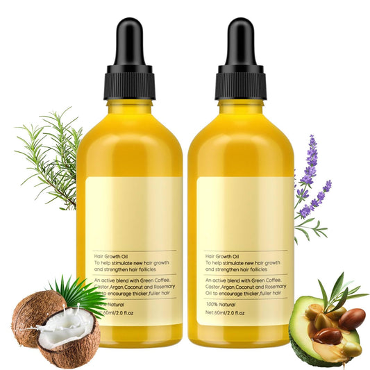 Generic Natural Hair Growth Oil,Rosemary Oil for Hair Growth Organic,Natural Hair Growth Oil for Thin Hair, Hair Oil for Dry Damaged Hair and Growth