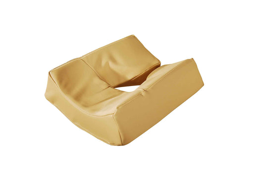 Master Massage Patented Memory Foam Ergonomic Dream Face Cushion Pillow Headrest, Cream