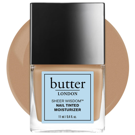 butter LONDON Sheer Wisdom Nail Tinted Moisturizer, Neutral 0.4 Ounce