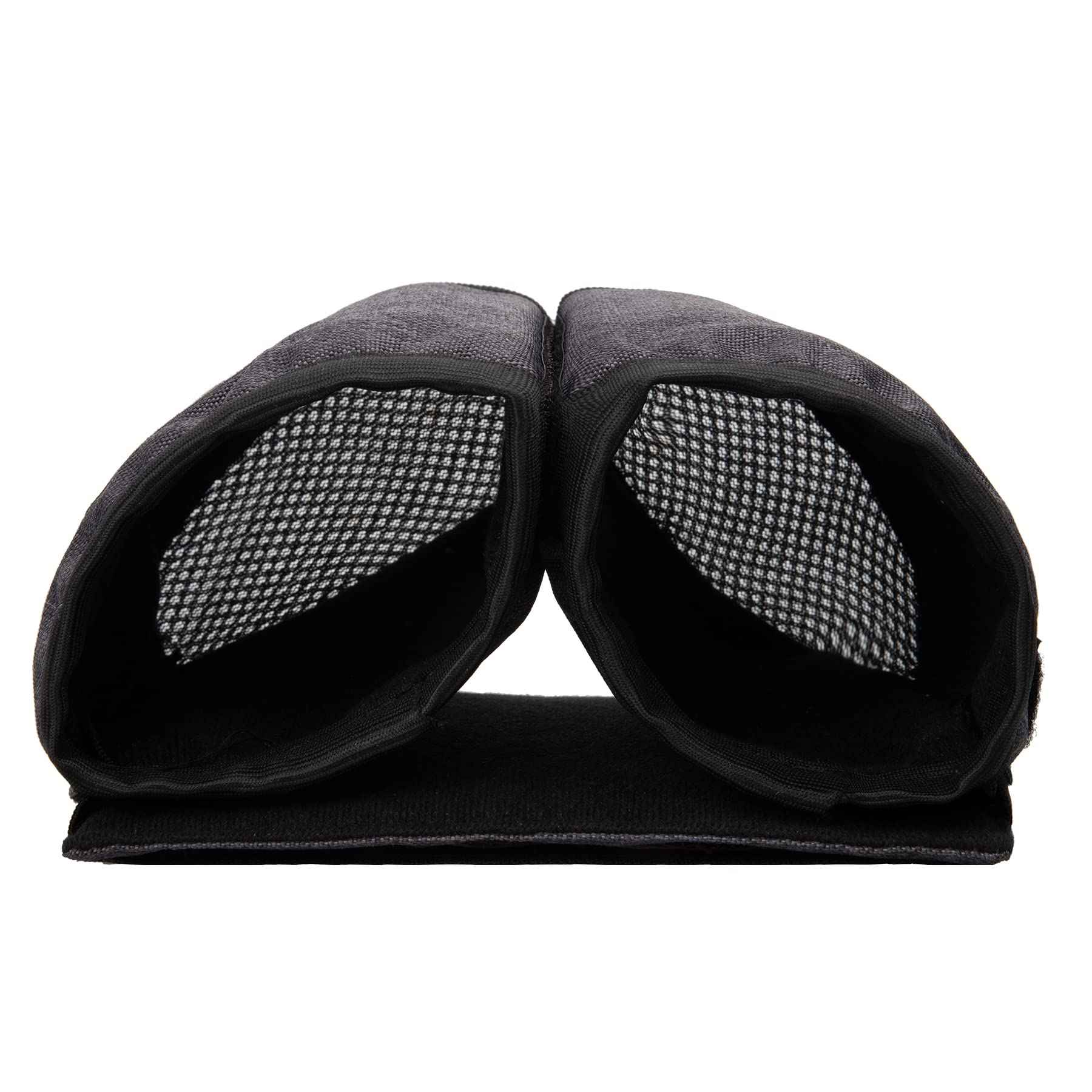 riemot Luggage Travel Cup Holder Free Hand Drink Caddy - Hold Two Coffee Mugs - Fits Roll on Most Suitcase Handles - Gifts for Flight Attendants &Frequent Travelers Accessories Grey