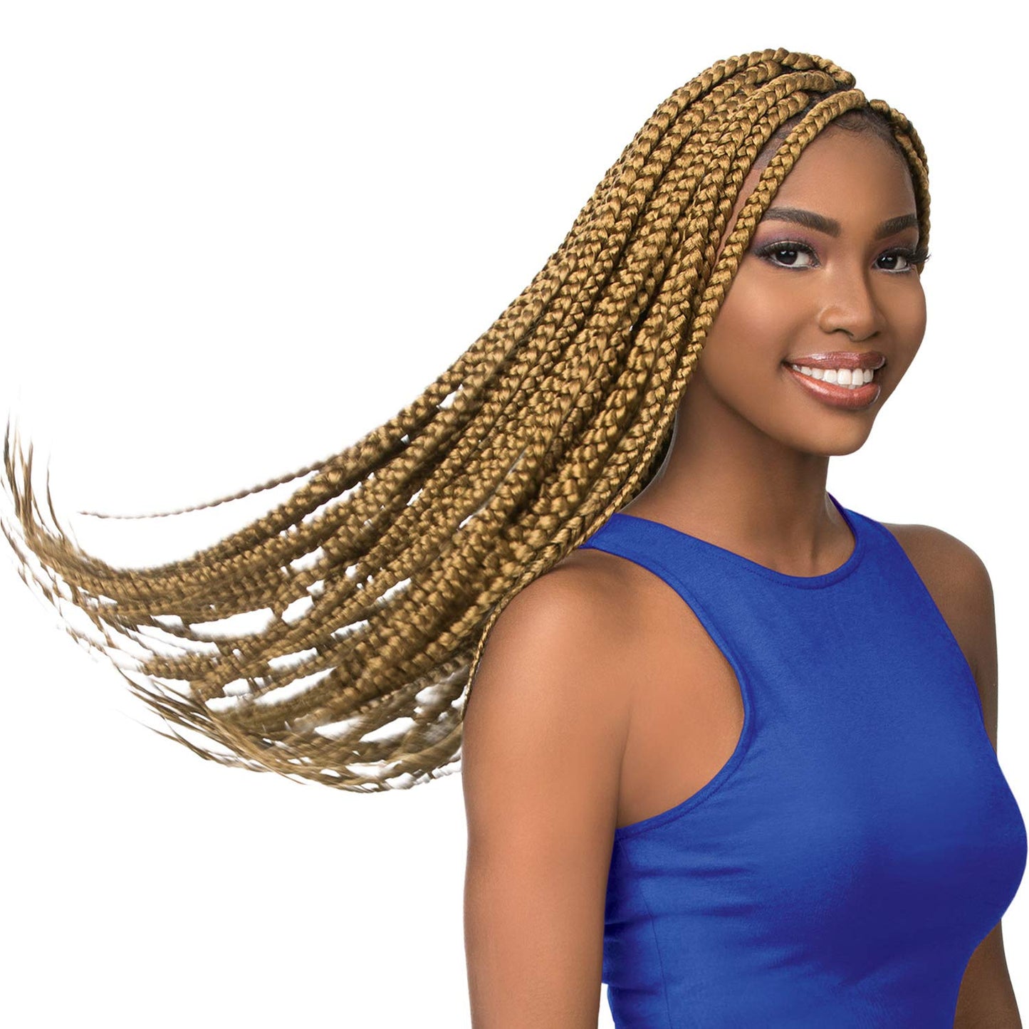 Xpression Sensationnel Synthetic Hair Braids 3X Ruwa Pre-Stretched Braid 24" (1 Pack, 60)