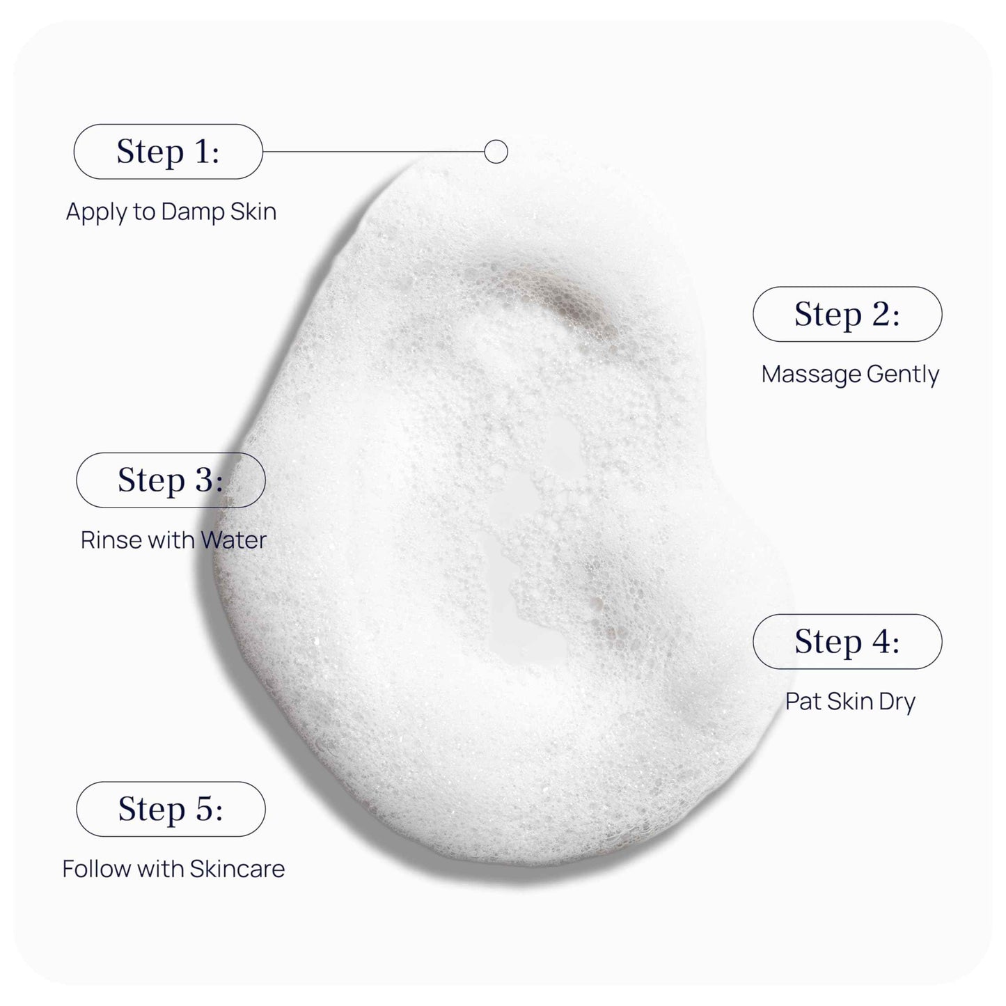 PUREANCE Cleansing Foam - Face Wash for Women - Gentle Foaming Facial Cleanser - Sensitive Skin Facewash - With Calendula, Chamomile, Lactic Acid & More - 5.07 Fl Oz